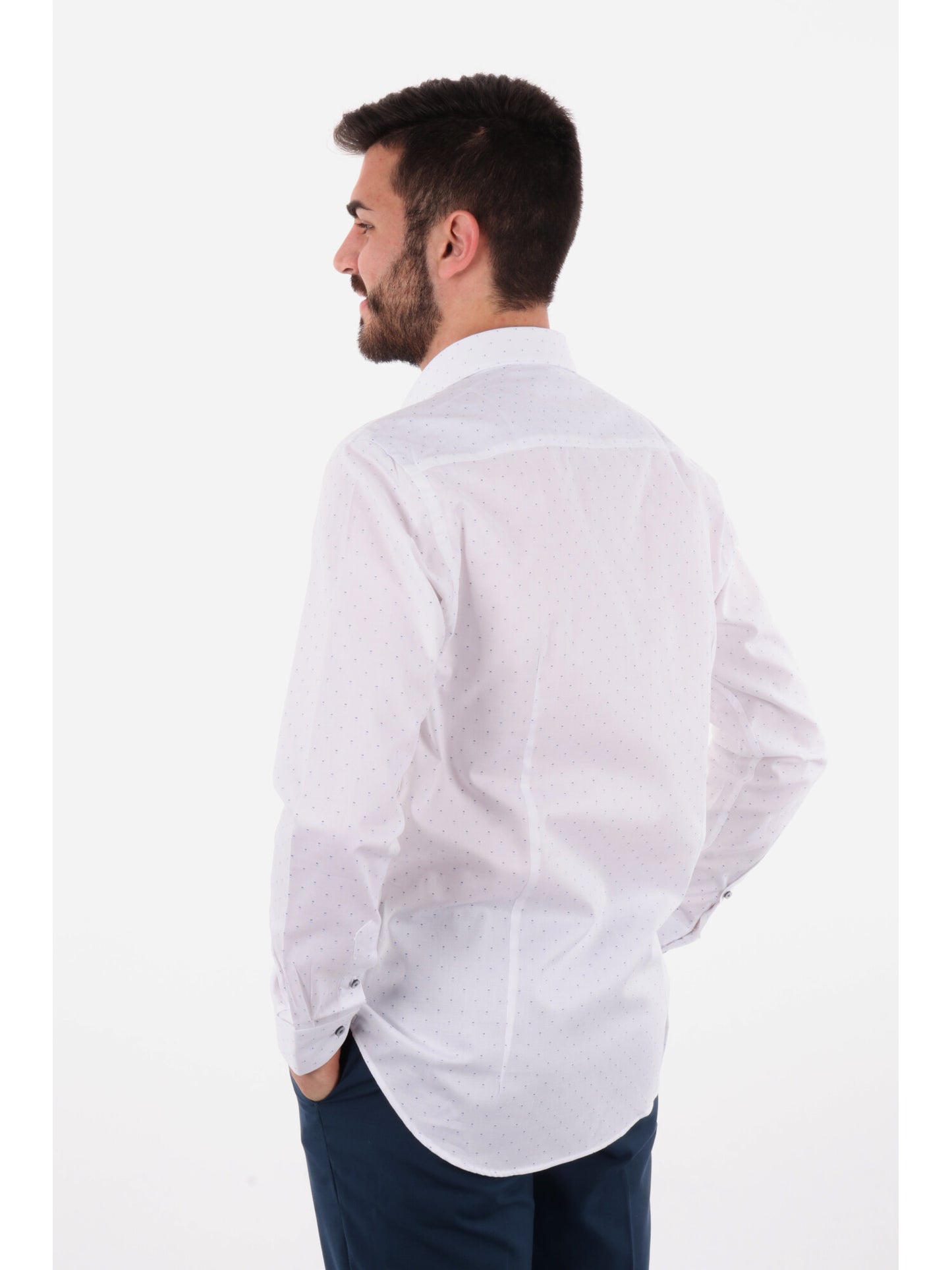 F.B. CAMICIA FANTASI - BIANCO AZZURRO