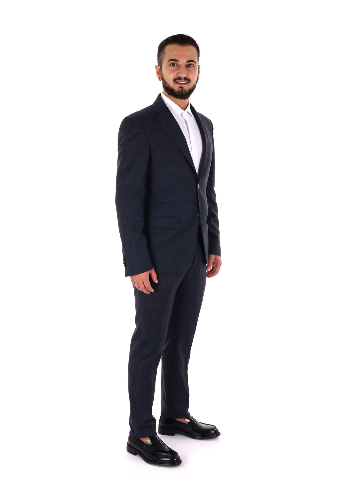 Fb Cr419 0502, abito da uomo blu