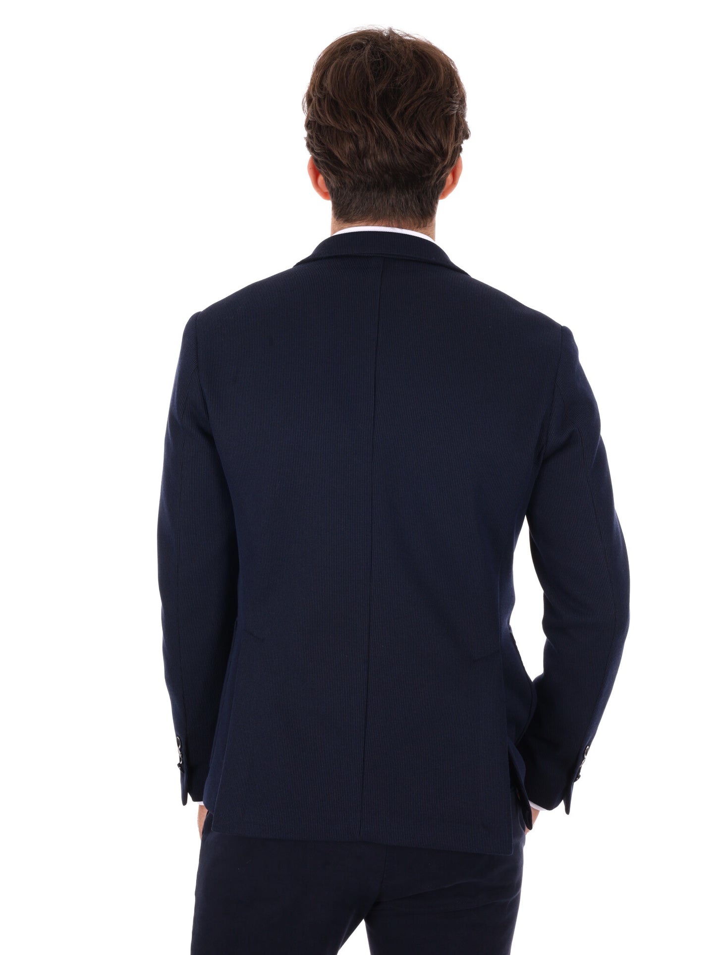 GIACCA MAGLIA MONOPETTO FB DA UOMO BLU