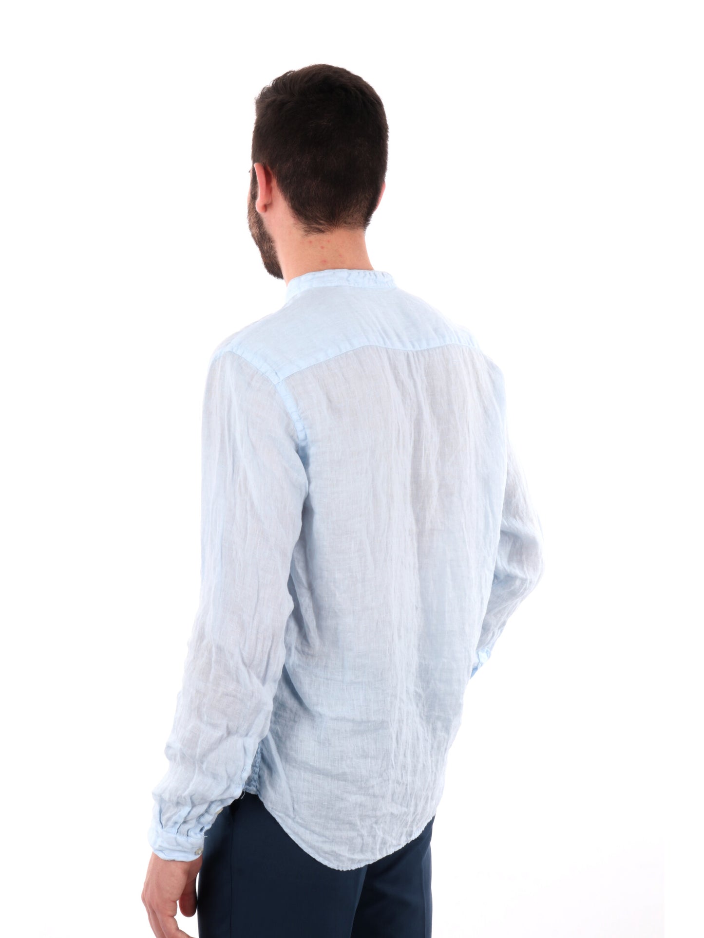 F.B. CAMICIA LINO - CIELO