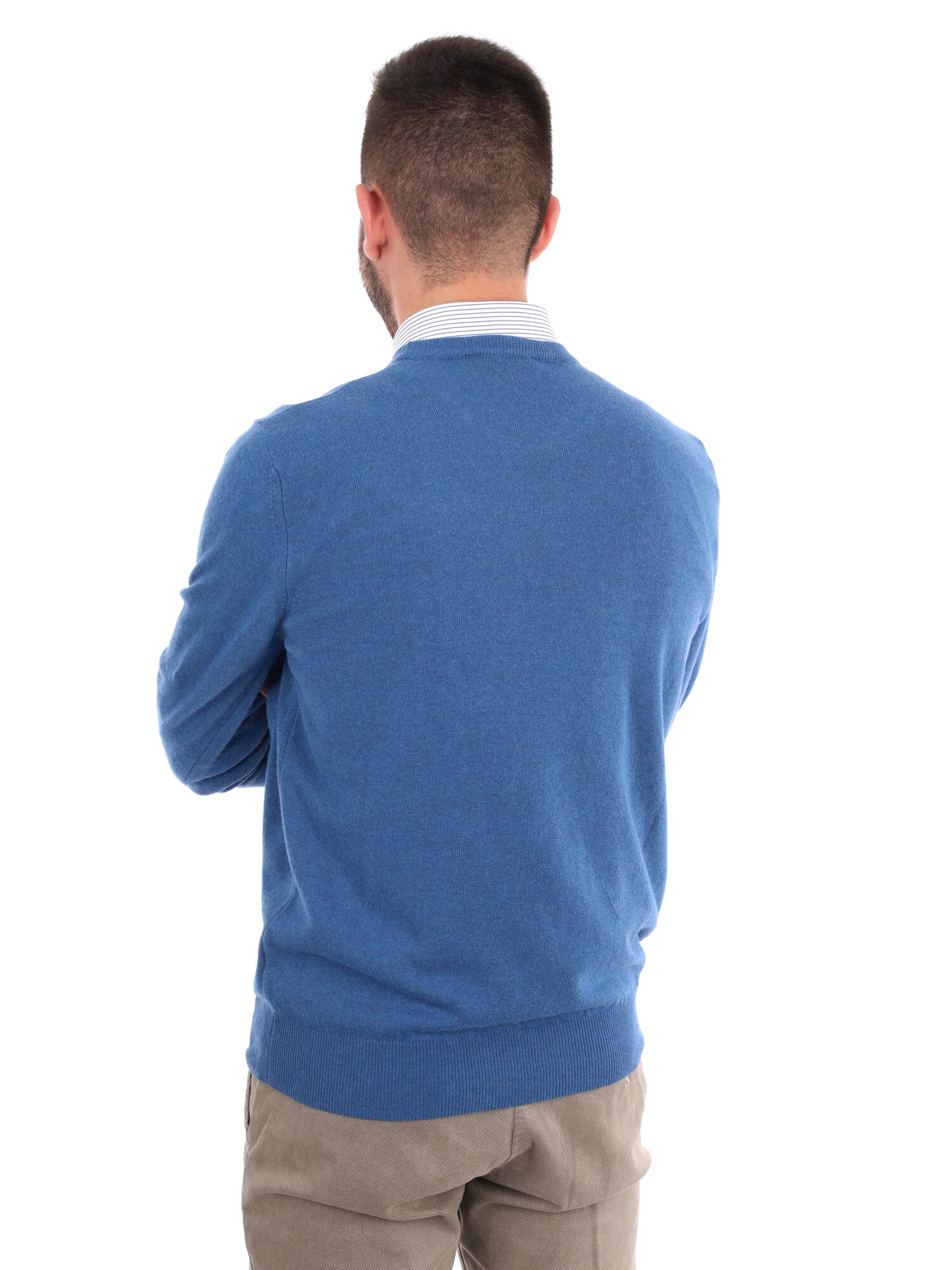 MAGLIA GIROCOLLO FB DA UOMO AVIO