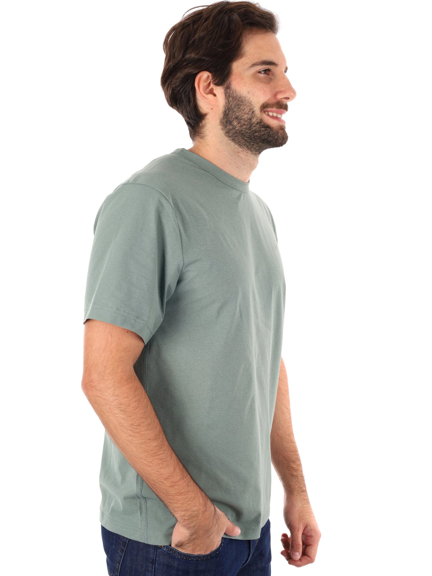 T-SHIRT DRI-FIT UV HYVERSE NIKE DA UOMO VERDE