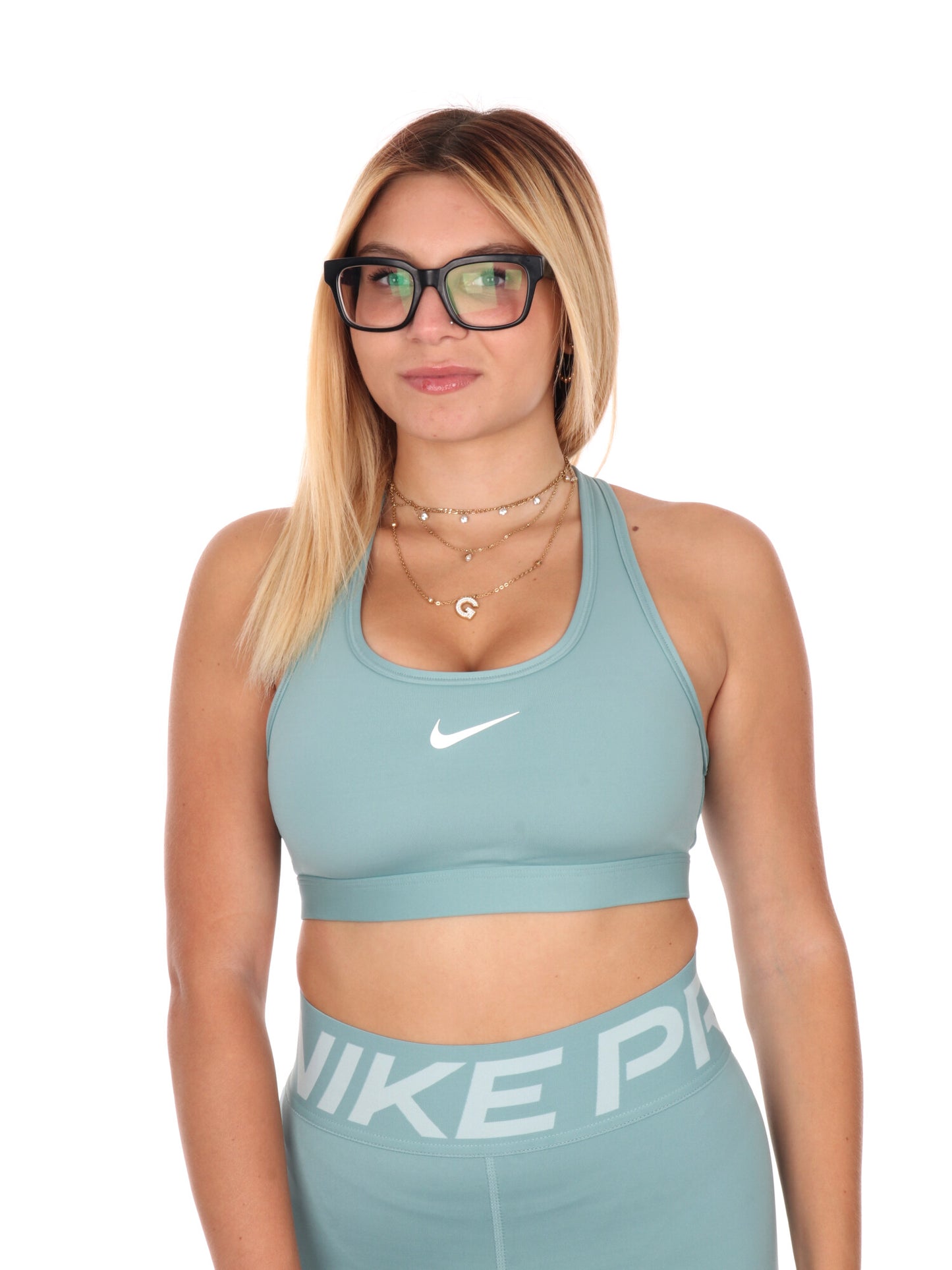 BRA A SOSTEGNO MEDIO NIKE DA DONNA ACQUA