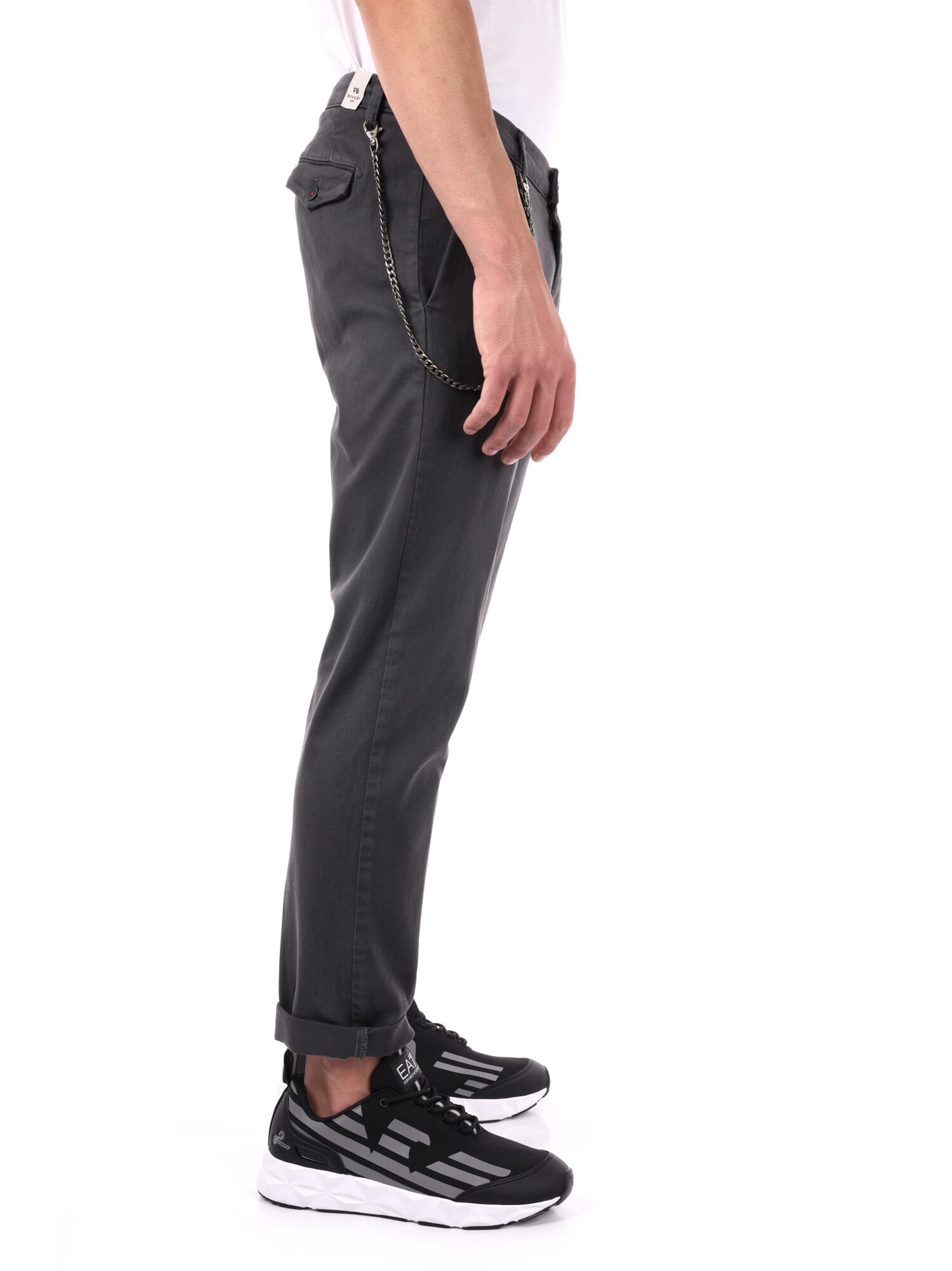 PANTALONE PENCE+CATENA DA UOMO GRIGIO