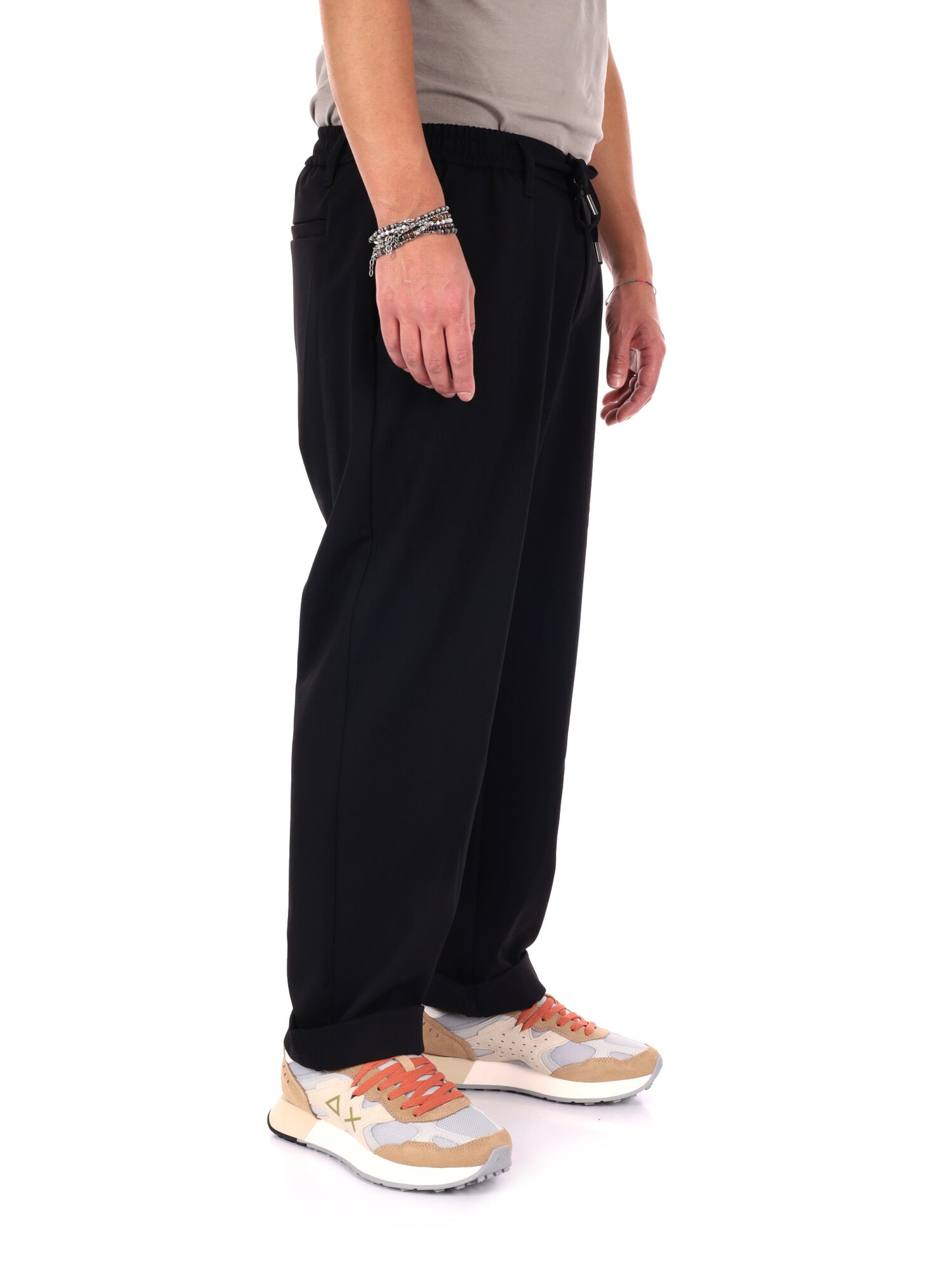 Pantalone Fasò nero da uomo per un look versatile e confortevole