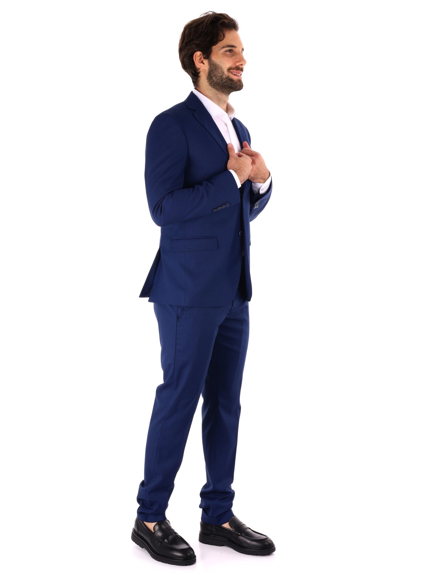 ABITO MONOPETTO OXFORD FB UOMO BLUETTE