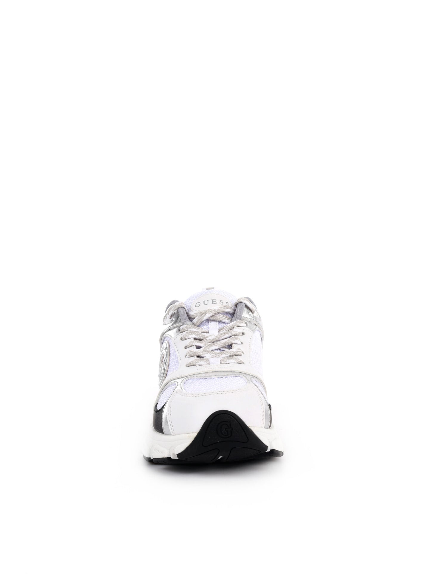 STRINGATA SNEAKER IBITHA GUESS DA DONNA BIANCO ARGENTO
