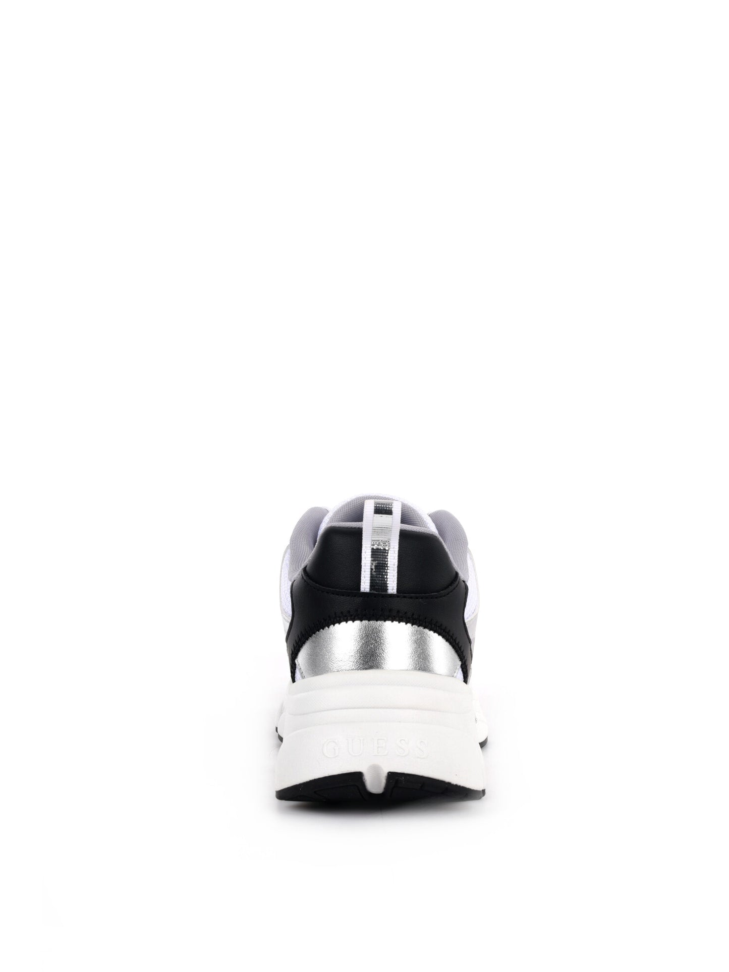 STRINGATA SNEAKER IBITHA GUESS DA DONNA BIANCO ARGENTO