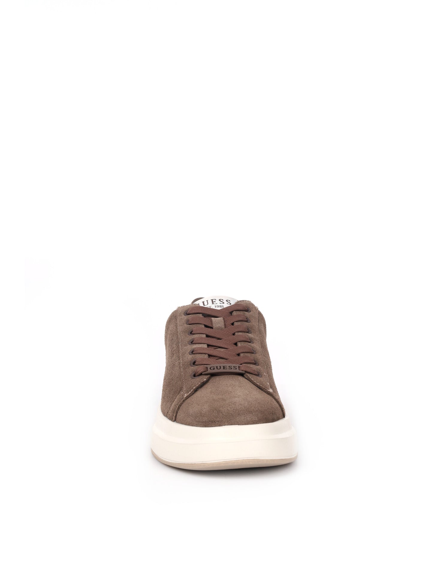 SNEAKER ELBA IN PELLE GUESS DA UOMO MARRONE