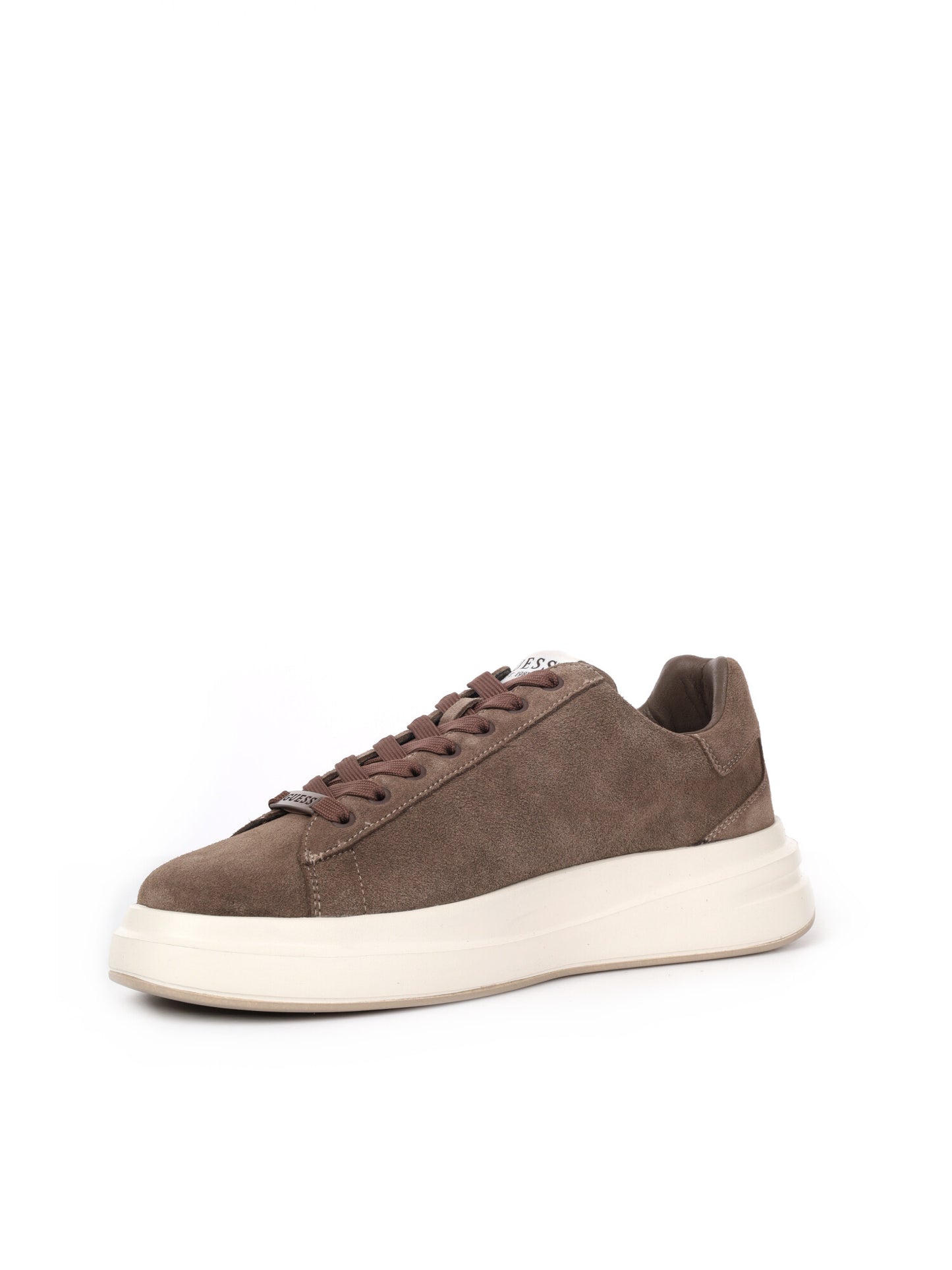 SNEAKER ELBA IN PELLE GUESS DA UOMO MARRONE