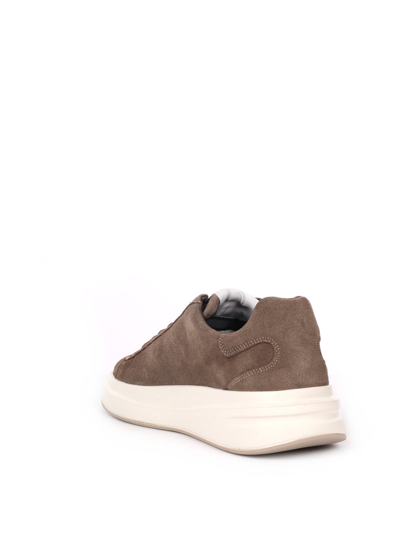 SNEAKER ELBA IN PELLE GUESS DA UOMO MARRONE