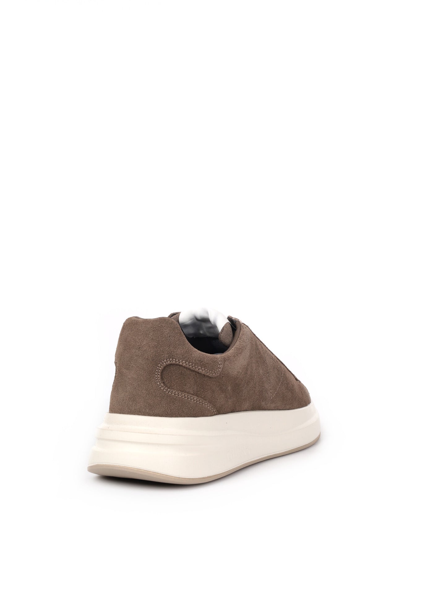 SNEAKER ELBA IN PELLE GUESS DA UOMO MARRONE