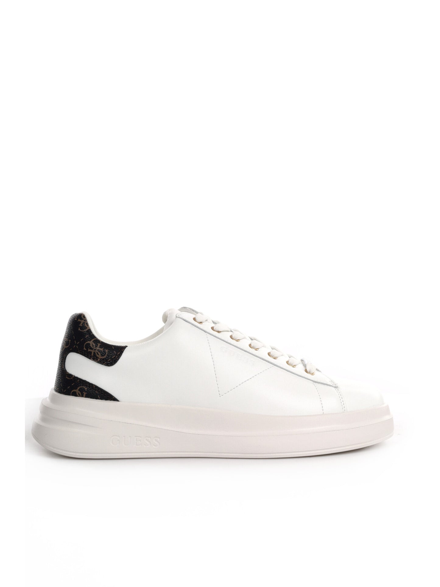 SNEAKER ELBA CON LOGO GUESS DA UOMO BIANCO
