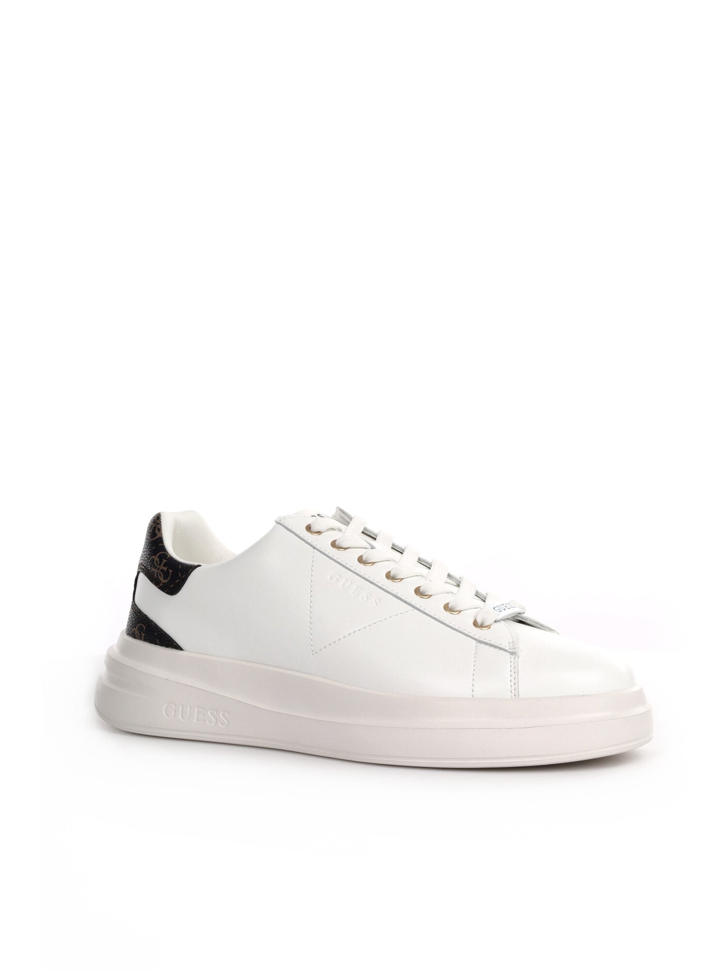 SNEAKER ELBA CON LOGO GUESS DA UOMO BIANCO