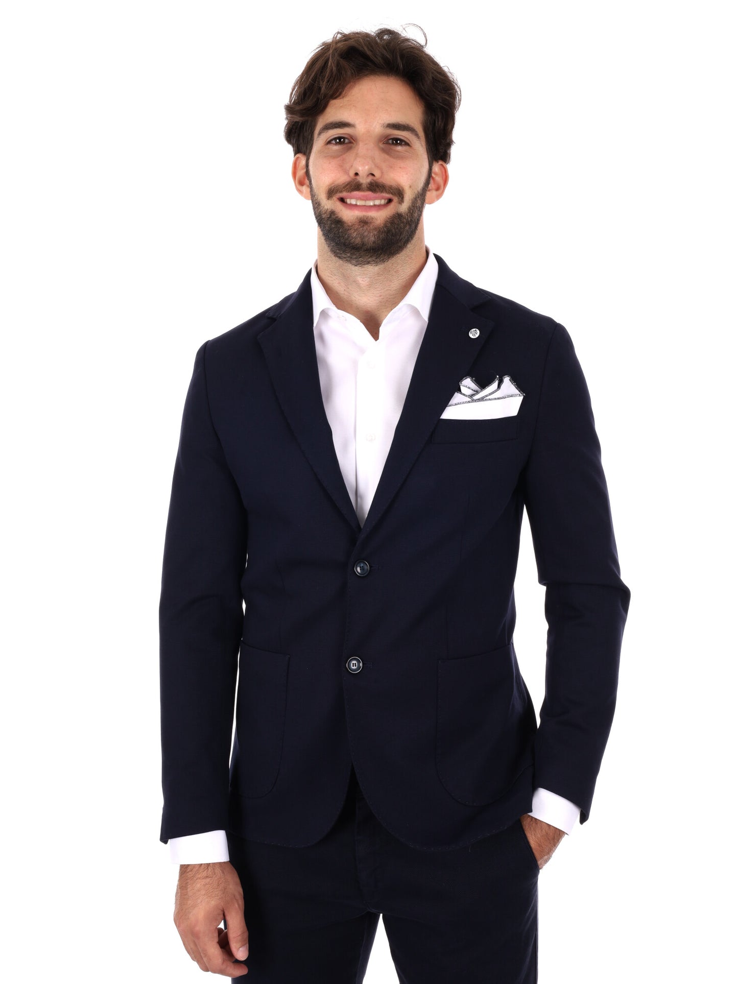 GIACCA PUNTO MILANO FB DA UOMO BLU
