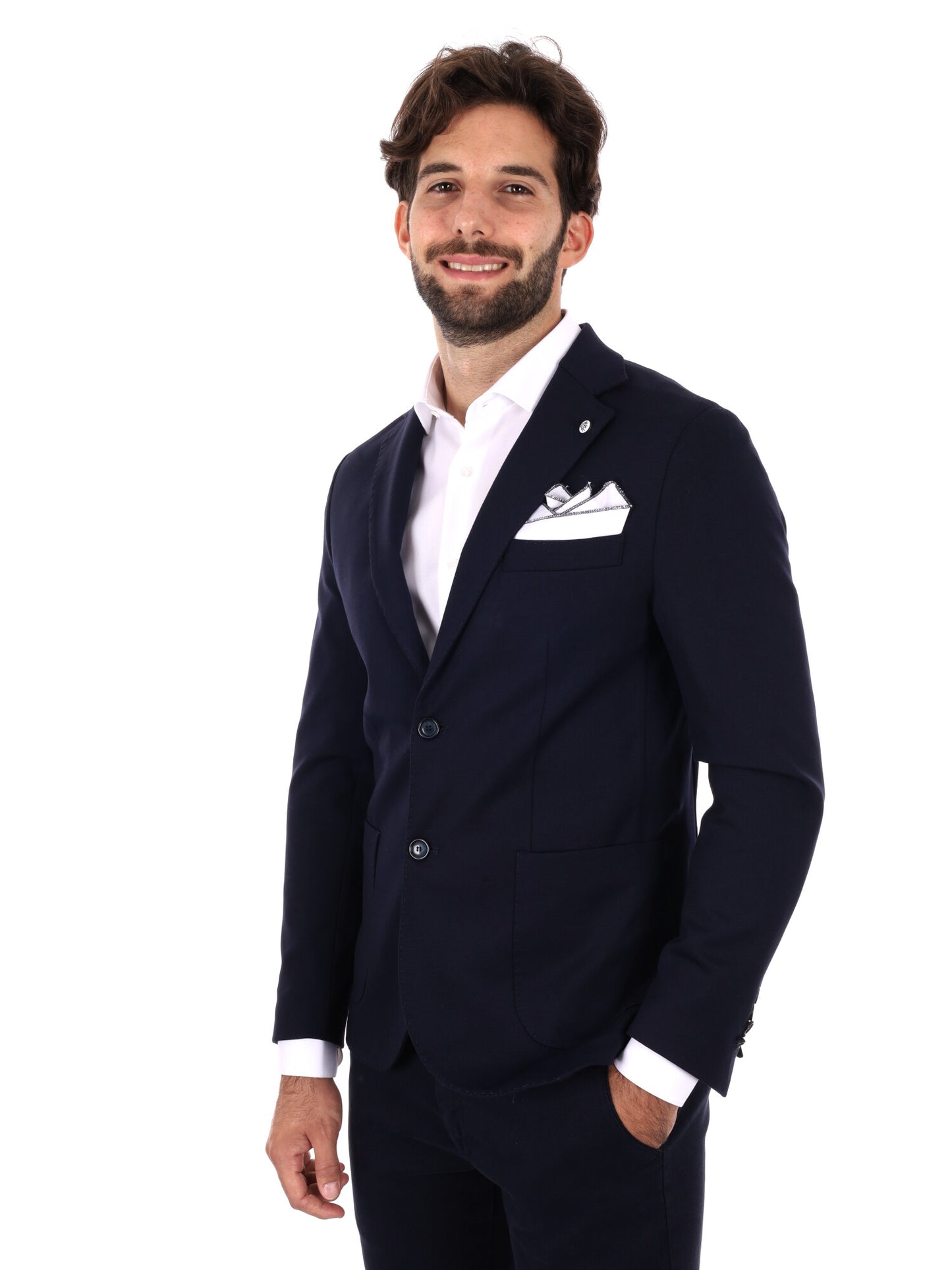 GIACCA PUNTO MILANO FB DA UOMO BLU