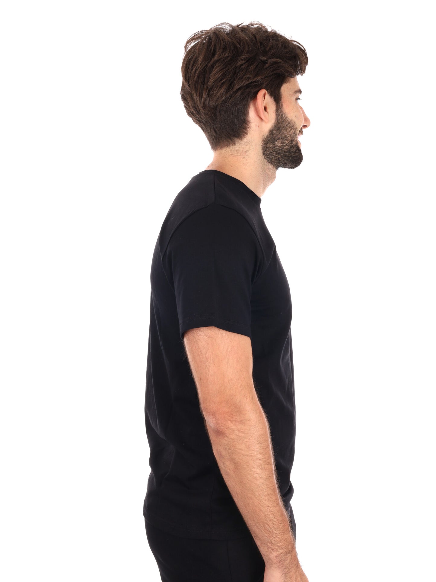 T-SHIRT BASIC DROP SEASON 2 DA UOMO NERO