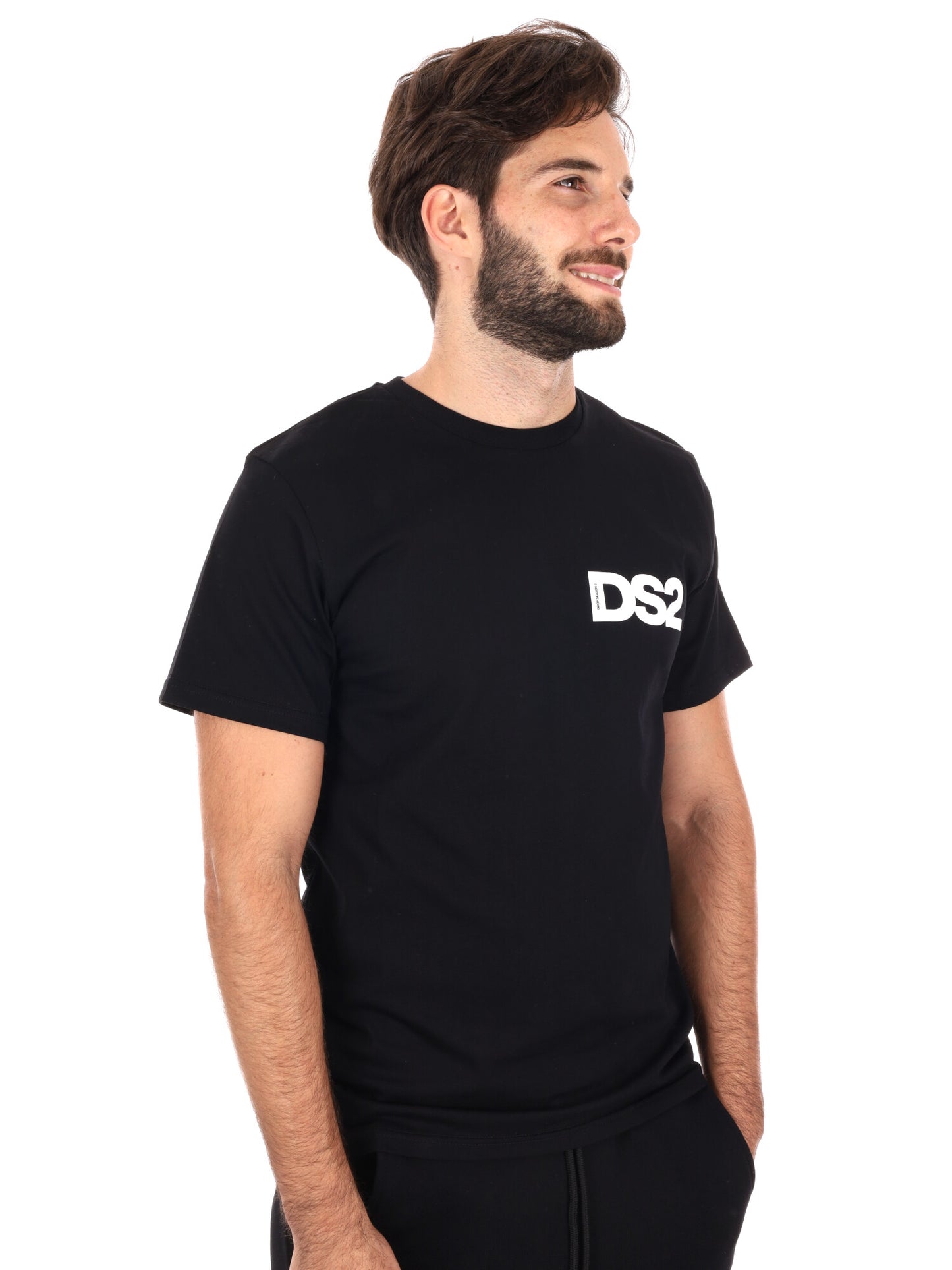 T-SHIRT BASIC DROP SEASON 2 DA UOMO NERO