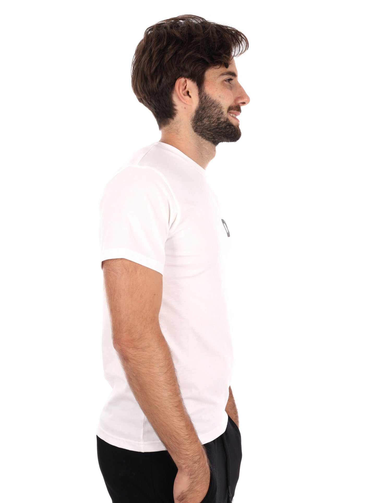 T-SHIRT BASIC DROP SEASON 2 DA UOMO BIANCO