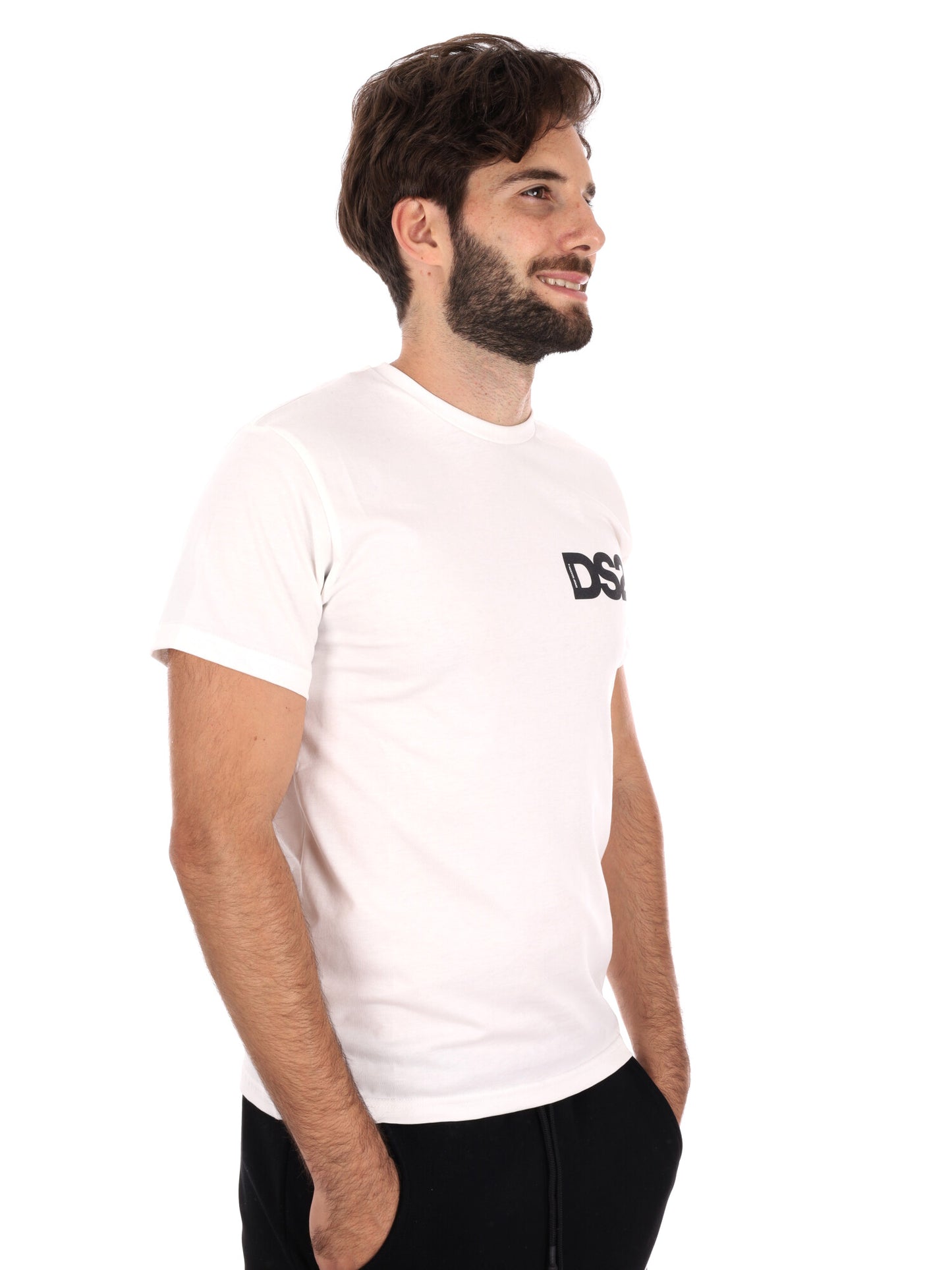 T-SHIRT BASIC DROP SEASON 2 DA UOMO BIANCO