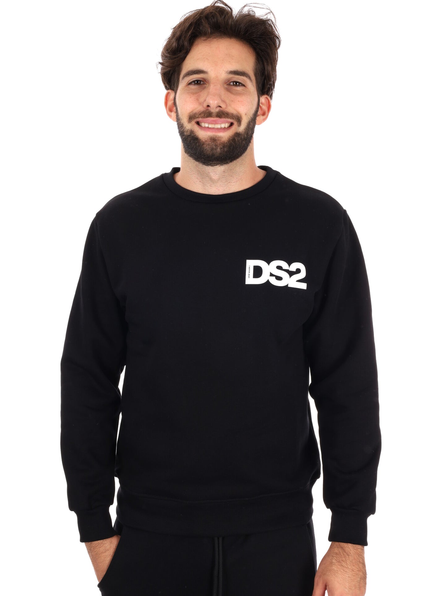 FELPA GIROCOLLO DROP SEASON 2 DA UOMO NERO