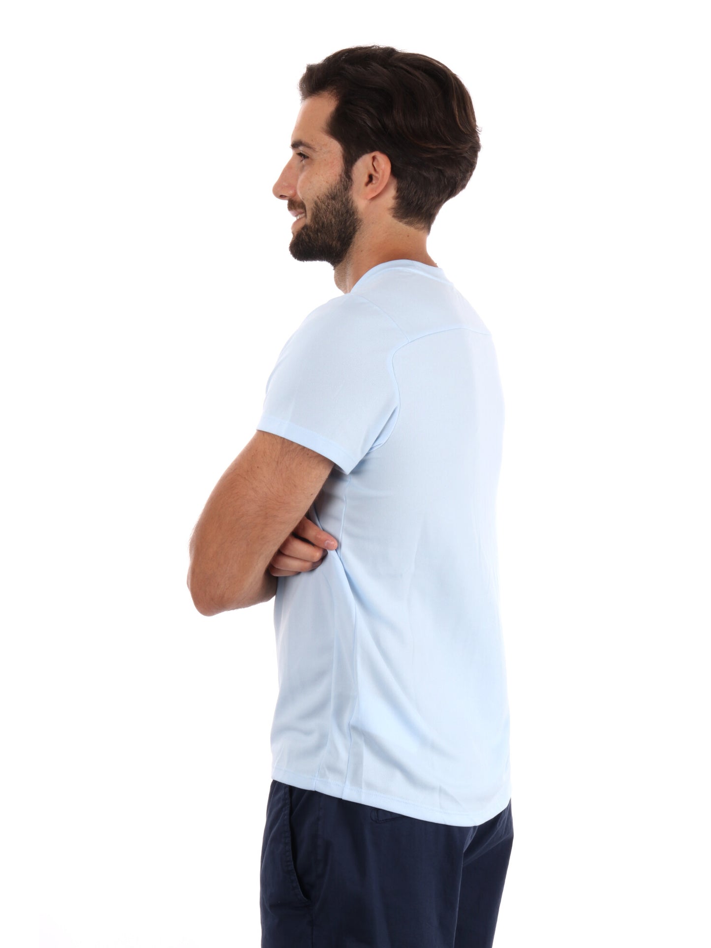 T-SHIRT DA TENNIS DRI-FIT NIKE DA UOMO CELESTE