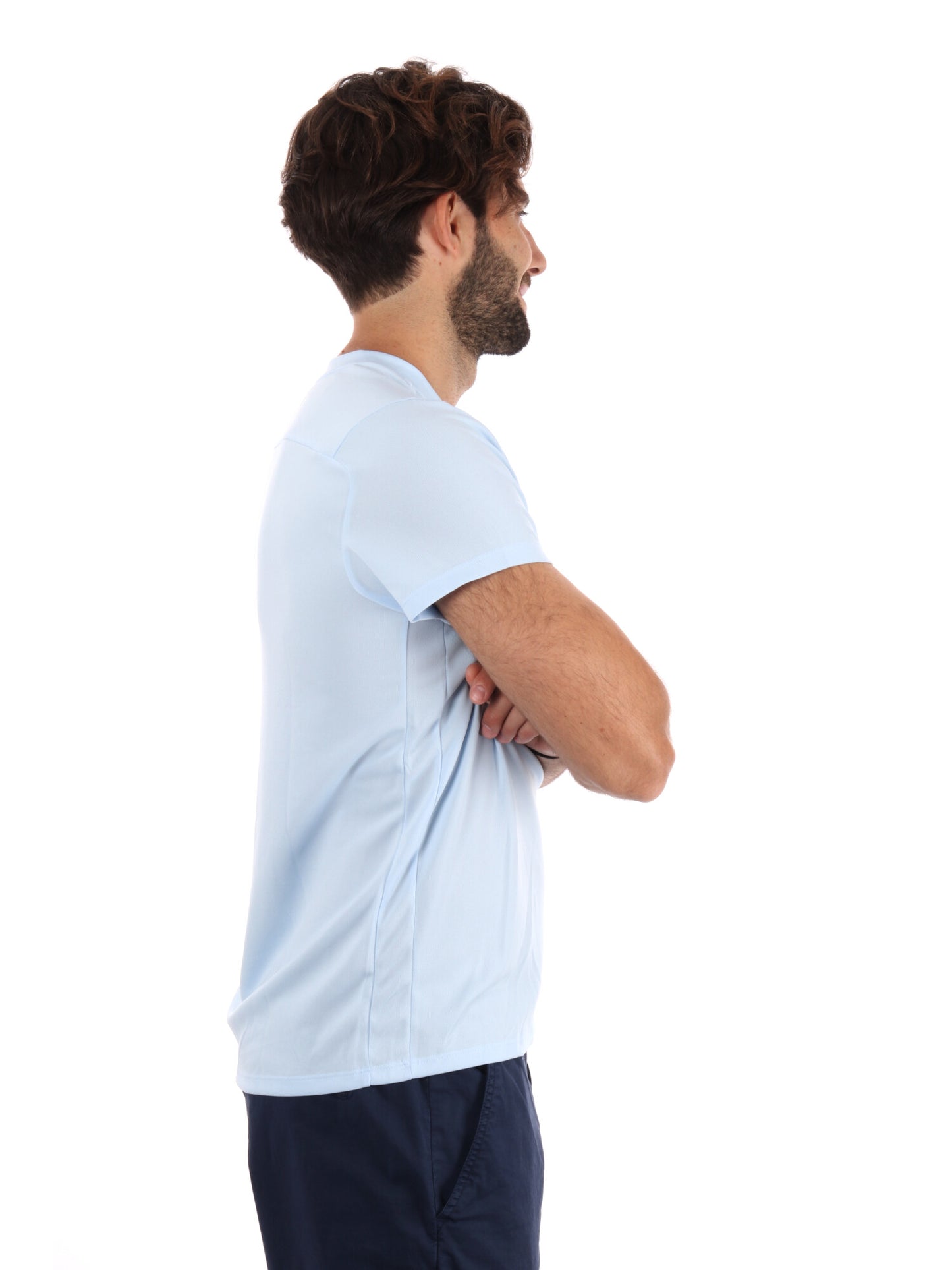 T-SHIRT DA TENNIS DRI-FIT NIKE DA UOMO CELESTE
