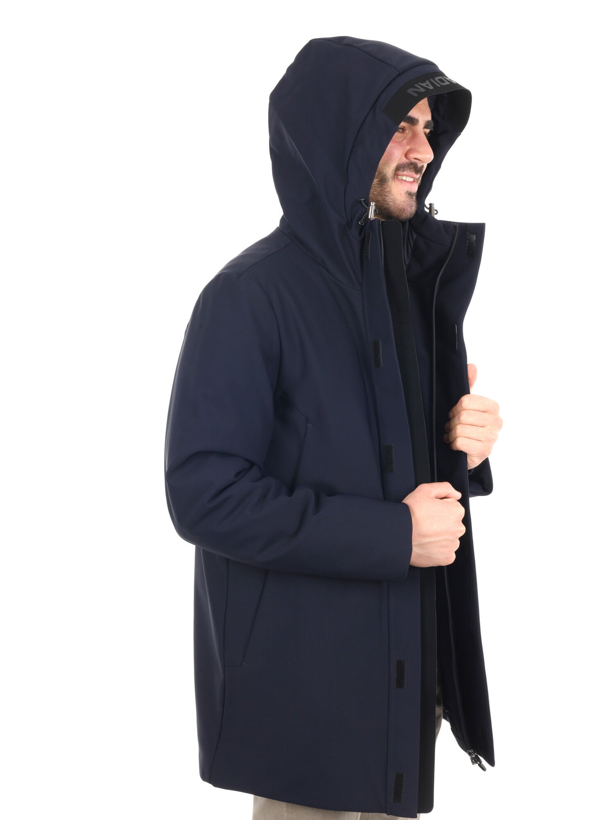 Canadian nelson giaccone da uomo blu
