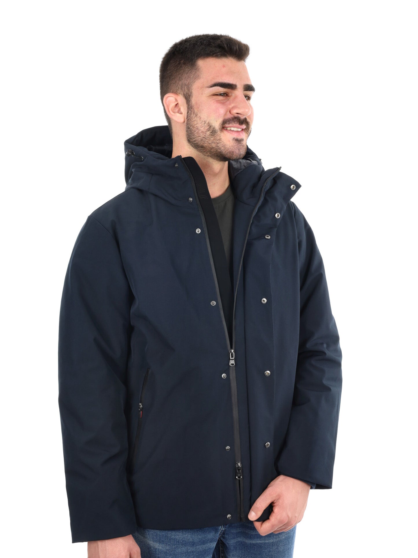 PARKA CORTO VAUGHAN CANADIAN DA UOMO BLU