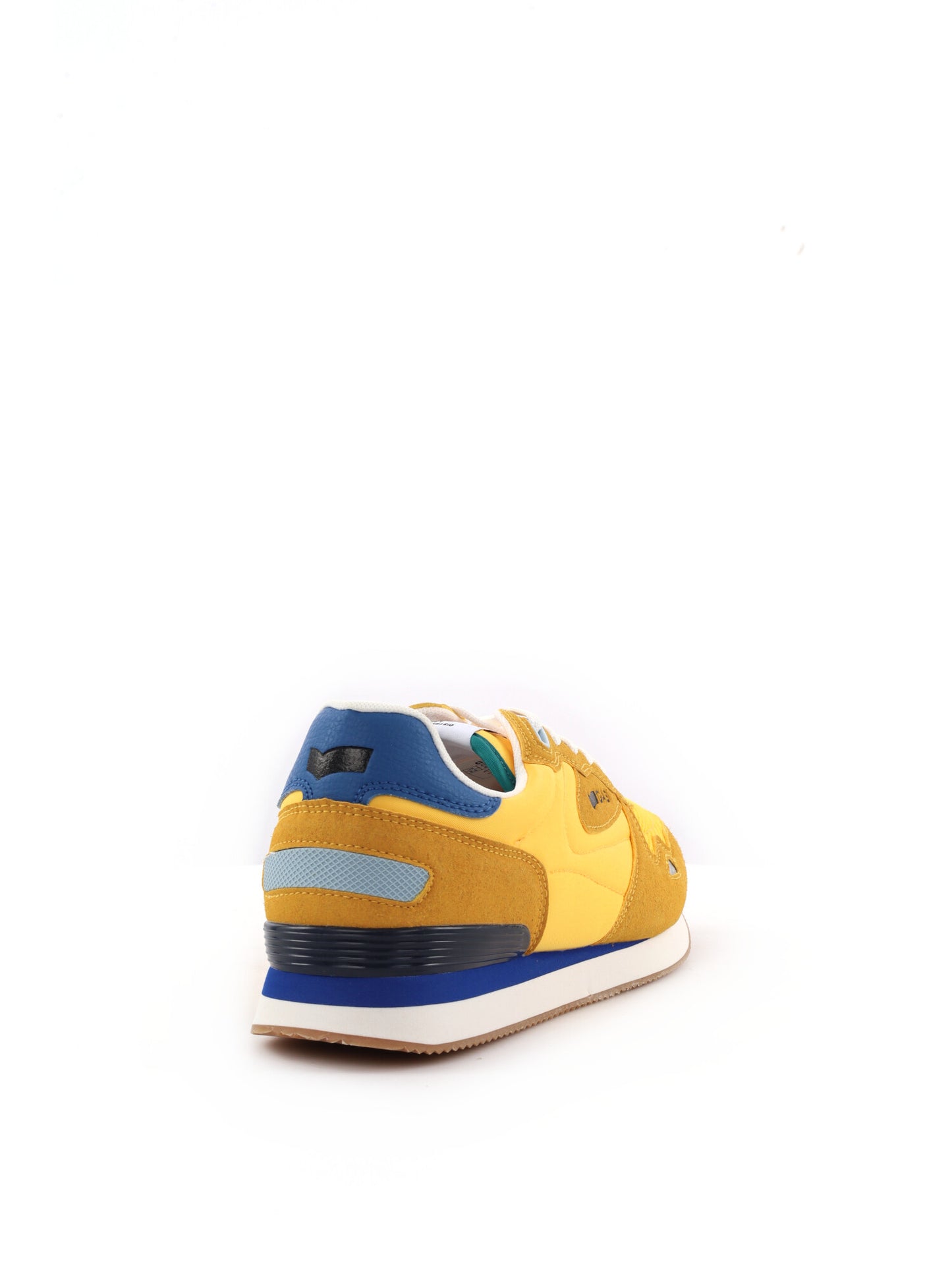 Gas Omy Mix, sneakers uomo gialle con dettagli a contrasto