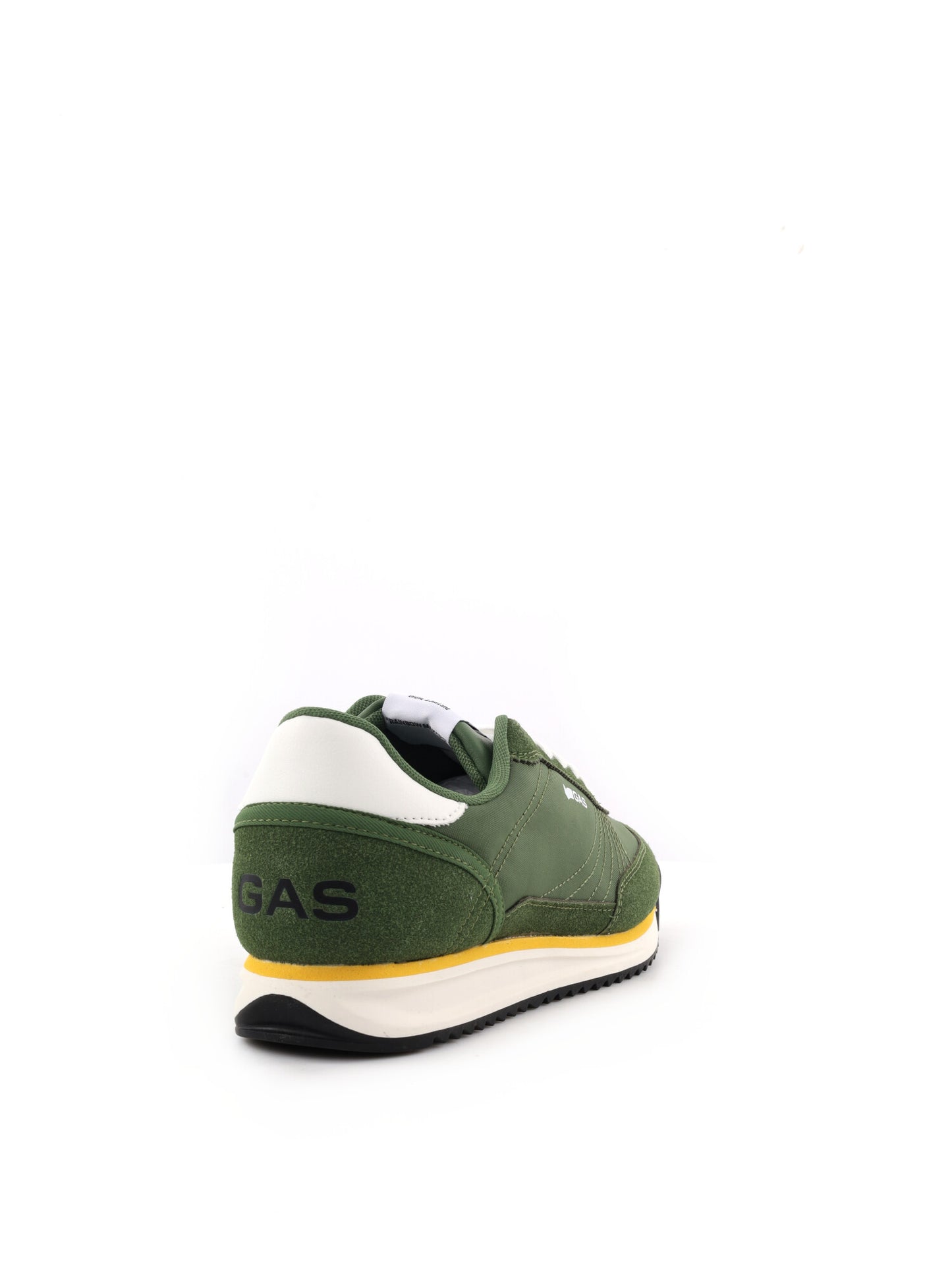 Gas Domingo Mix, sneakers stringate uomo verde casual