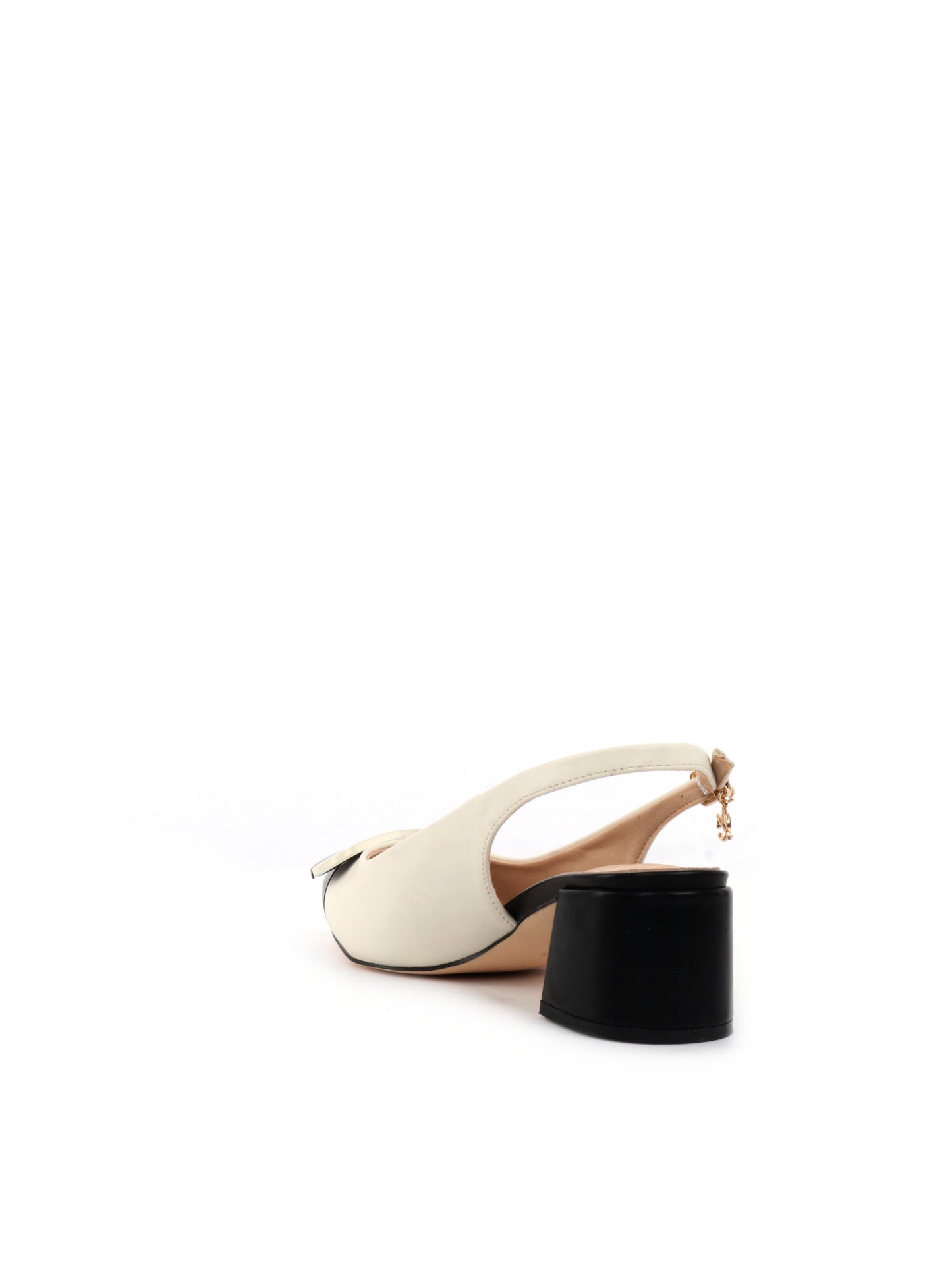 SLINGBACK BICOLOR CLYO' DA DONNA NERO BEIGE