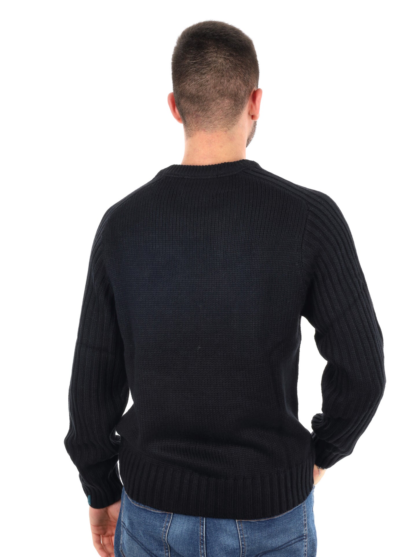 MAGLIOENE GIROCOLLO GIANNI LUPO DA UOMO NERO