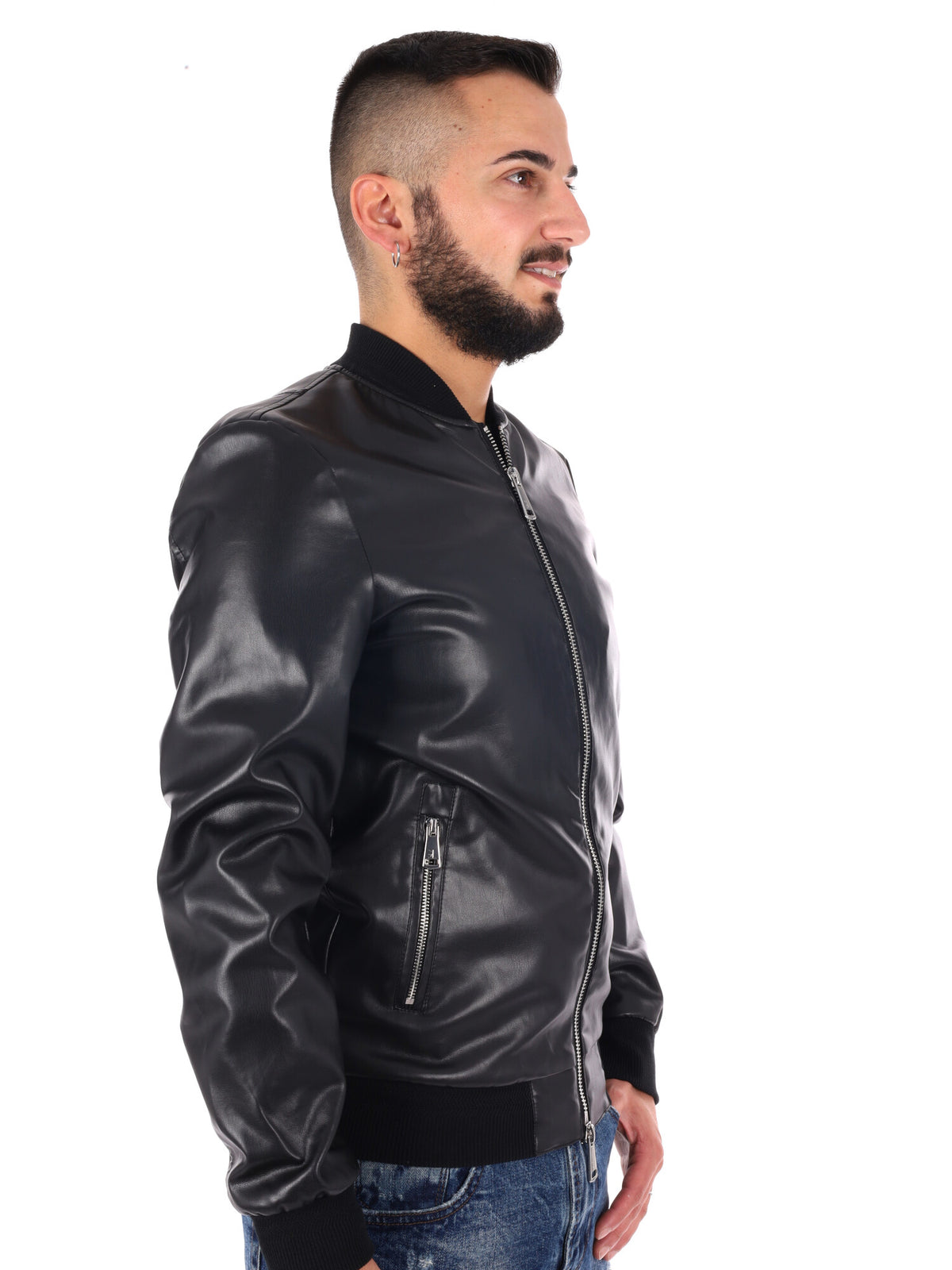 Gianni lupo giubbino da uomo nero