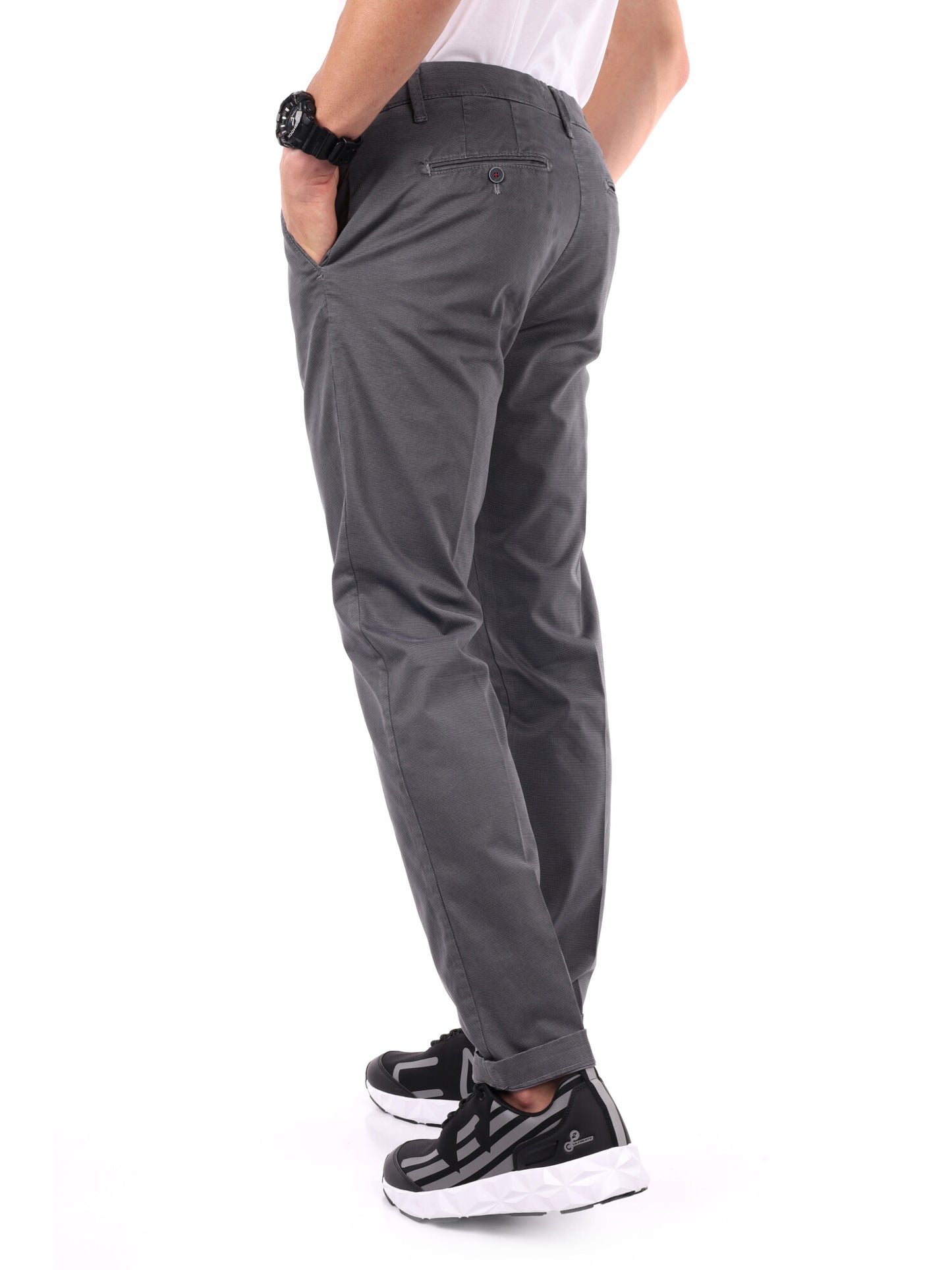 PANTALONE FANTASIA FB DA UOMO GRIGIO