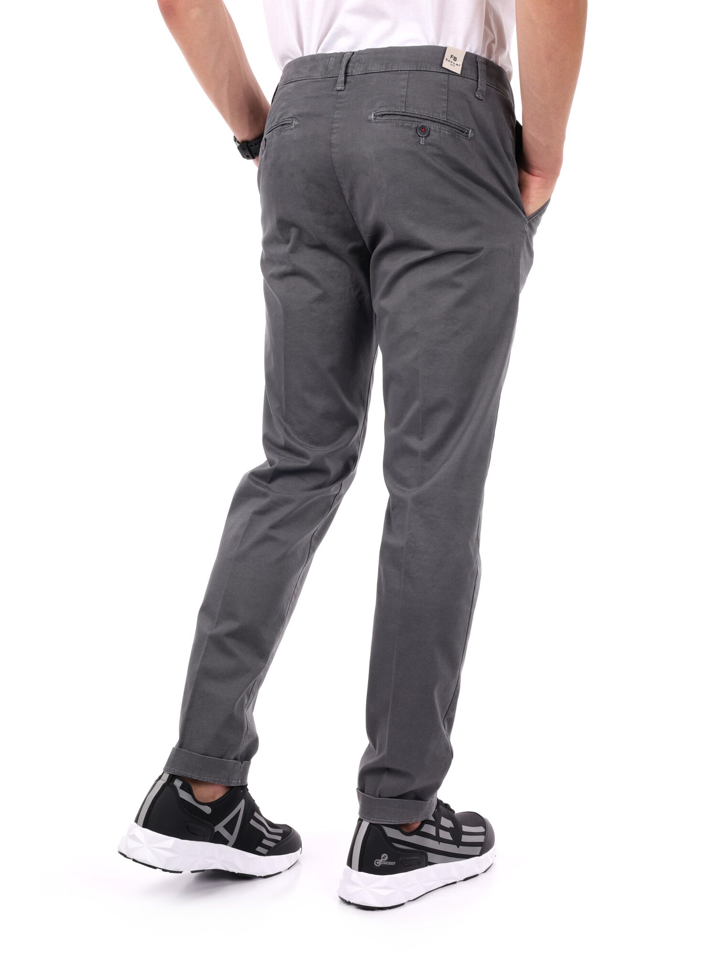 PANTALONE FANTASIA FB DA UOMO GRIGIO