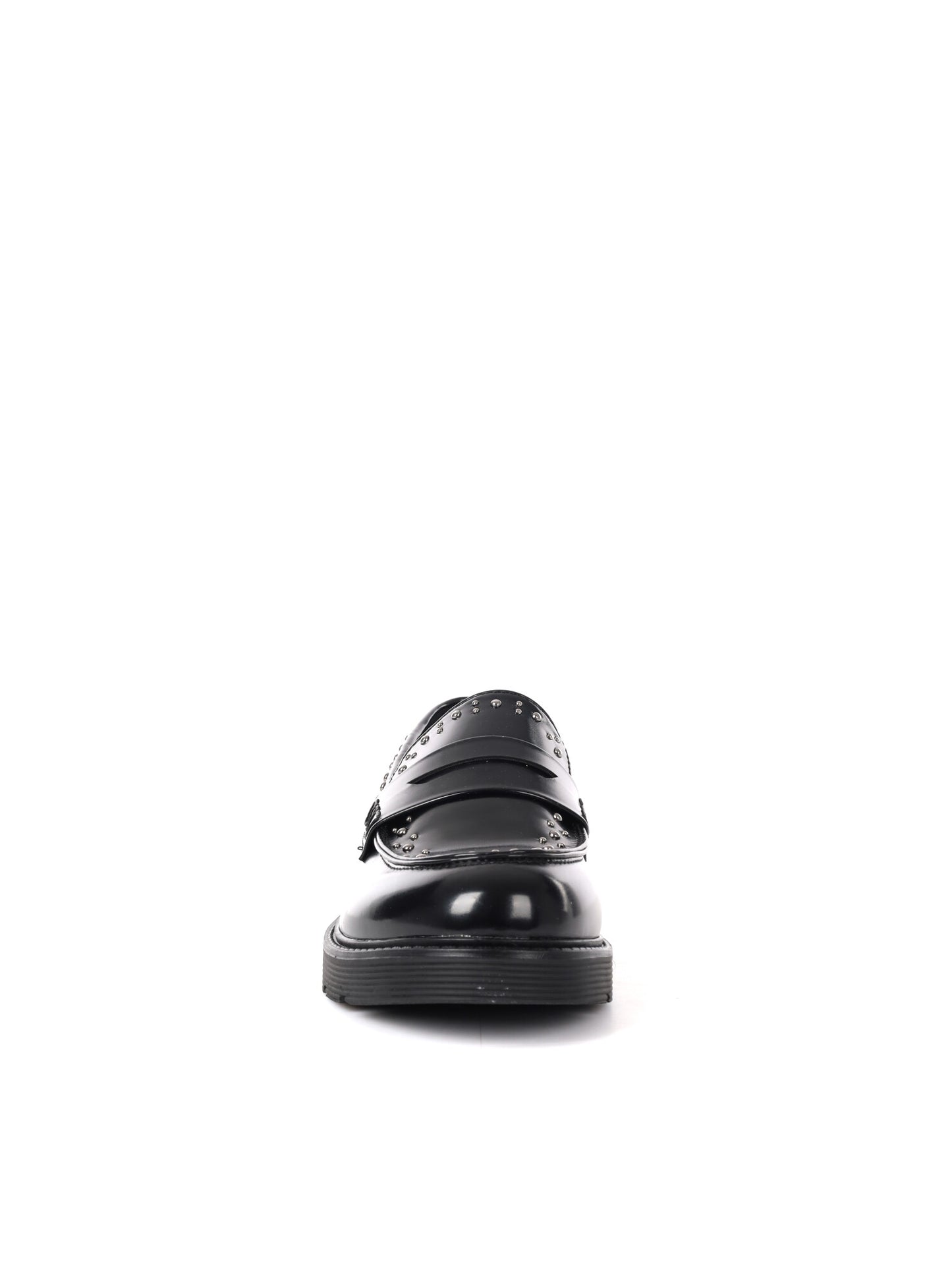 MOCASSINO CON BORCHIE CLYO' DA DONNA NERO