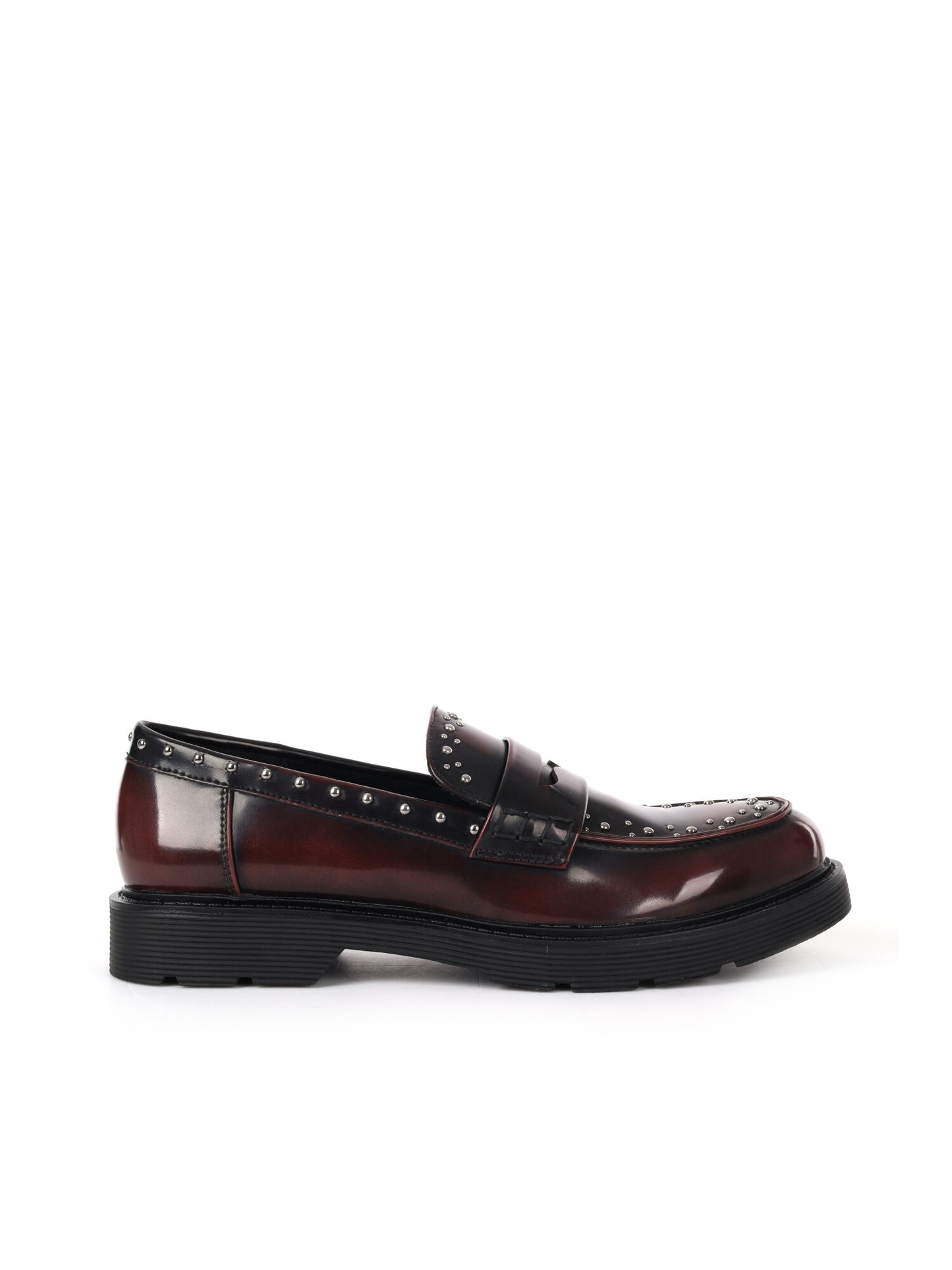 MOCASSINO CON BORCHIE CLYO' DA DONNA BORDEAUX