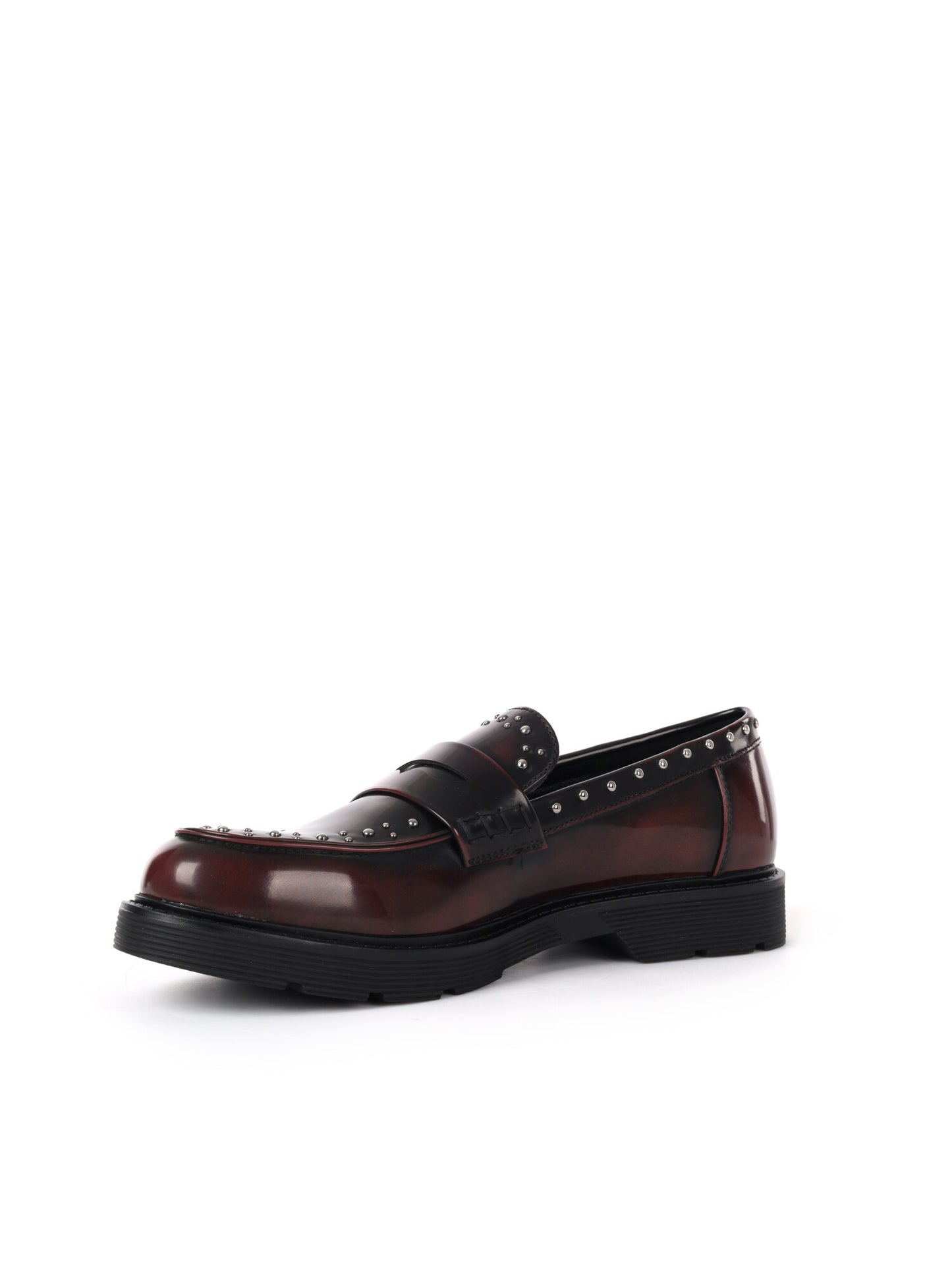 MOCASSINO CON BORCHIE CLYO' DA DONNA BORDEAUX
