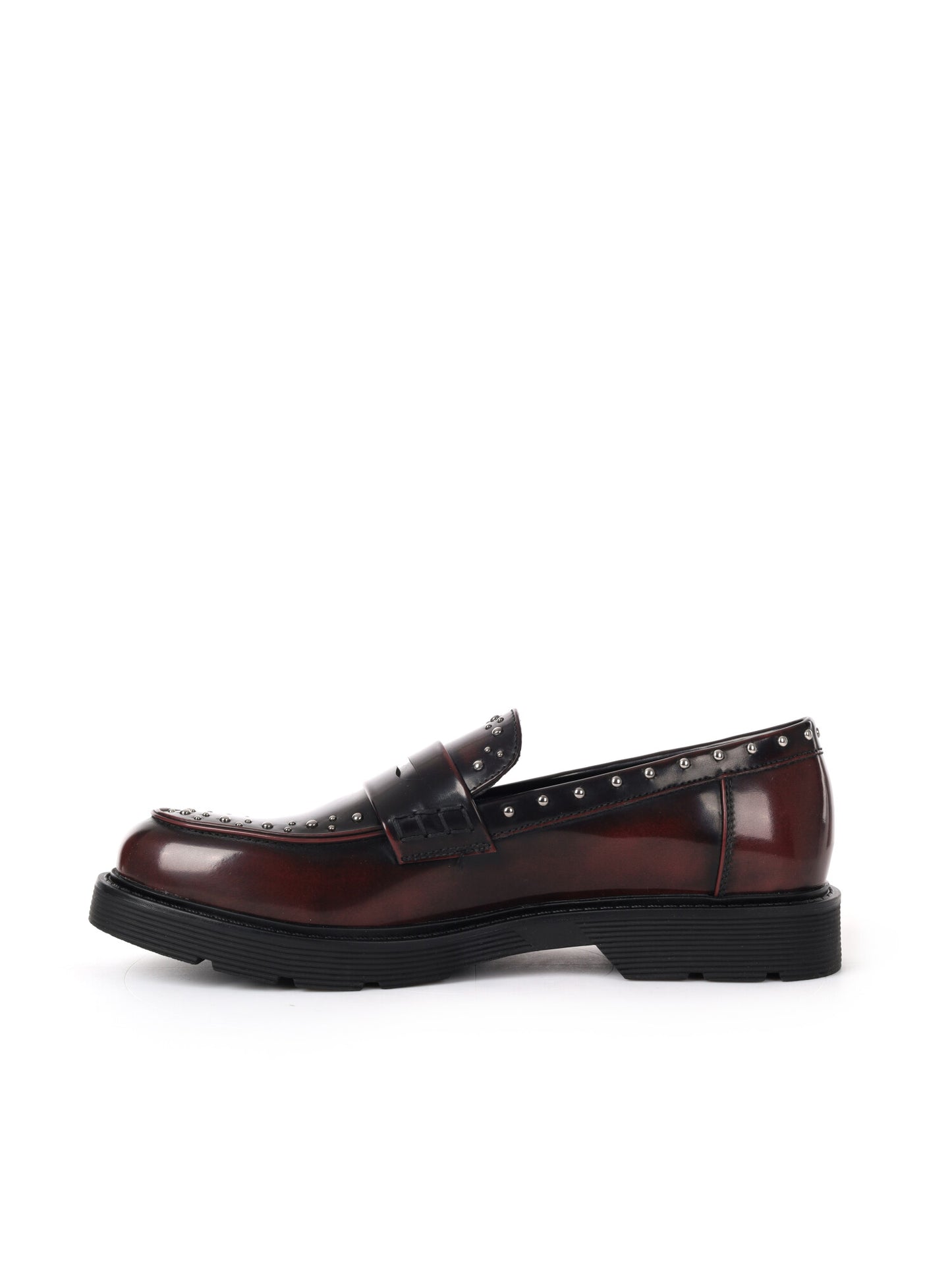 MOCASSINO CON BORCHIE CLYO' DA DONNA BORDEAUX