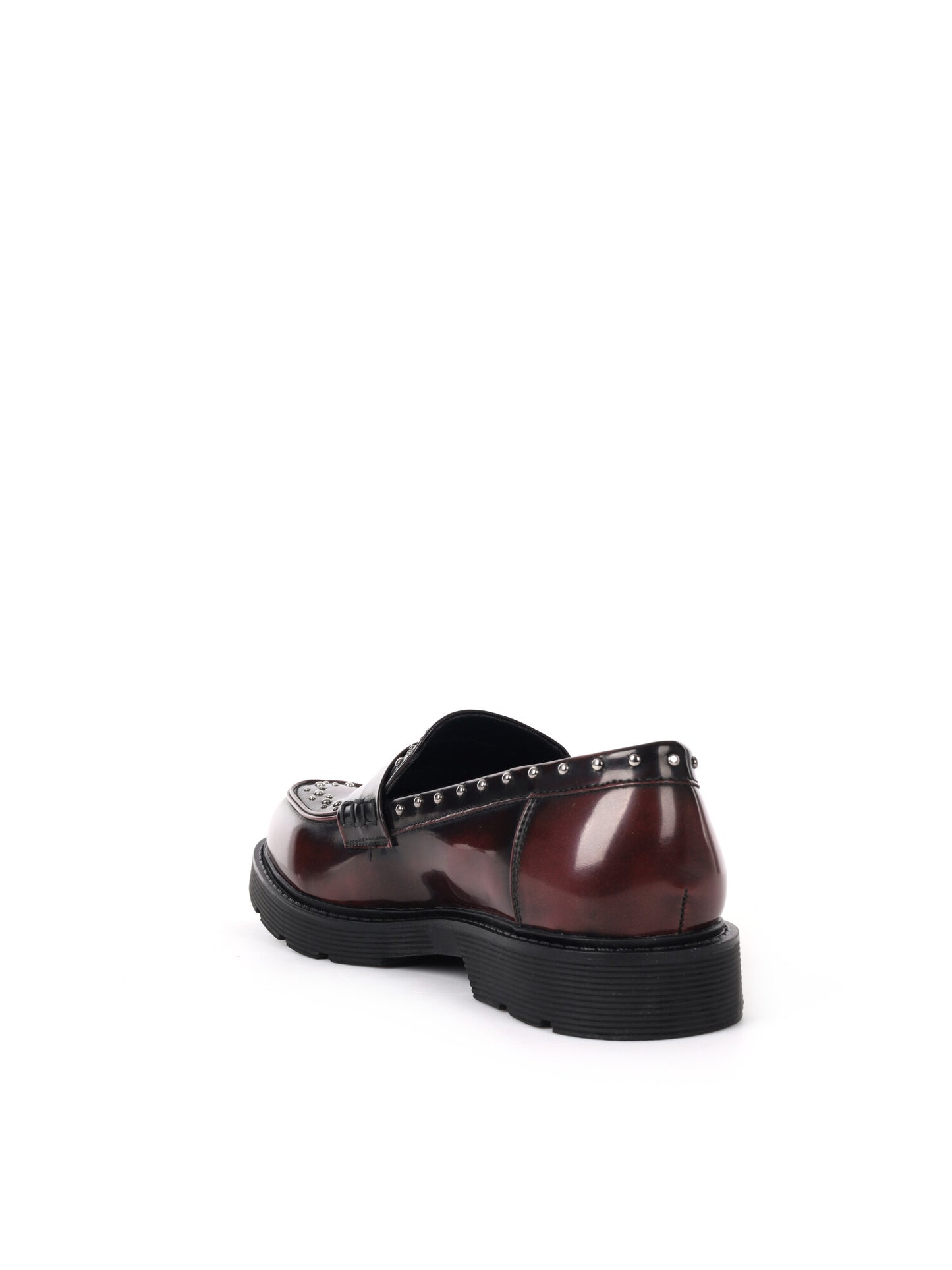 MOCASSINO CON BORCHIE CLYO' DA DONNA BORDEAUX