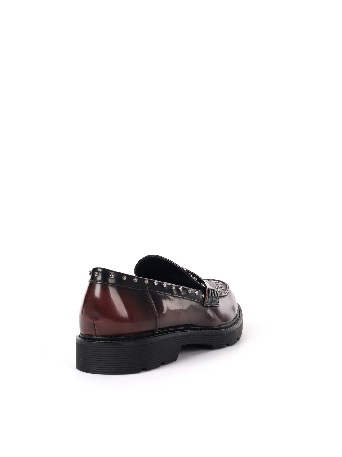 MOCASSINO CON BORCHIE CLYO' DA DONNA BORDEAUX