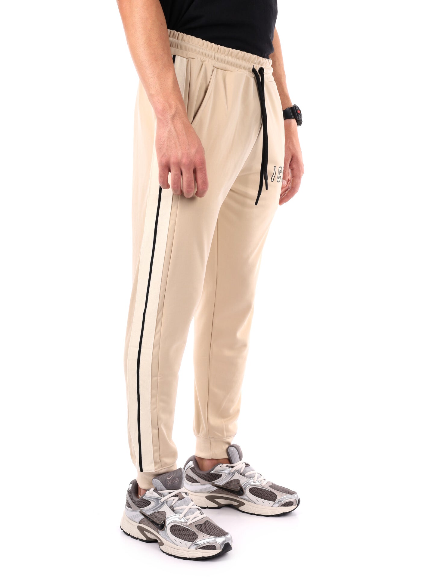 PANTALONE IN ACETATO ICON DA UOMO AVORIO