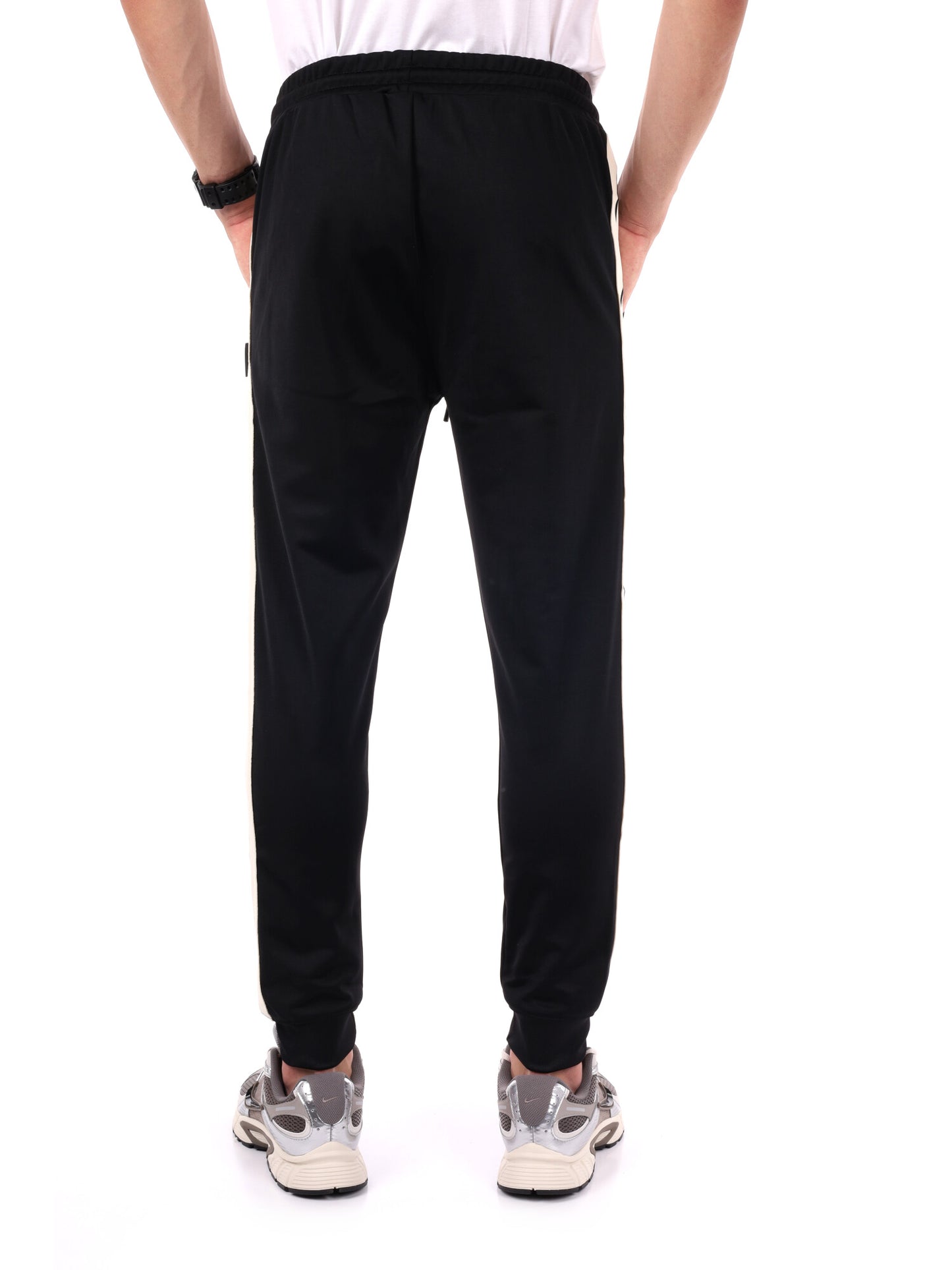 PANTALONE IN ACETATO ICON DA UOMO NERO