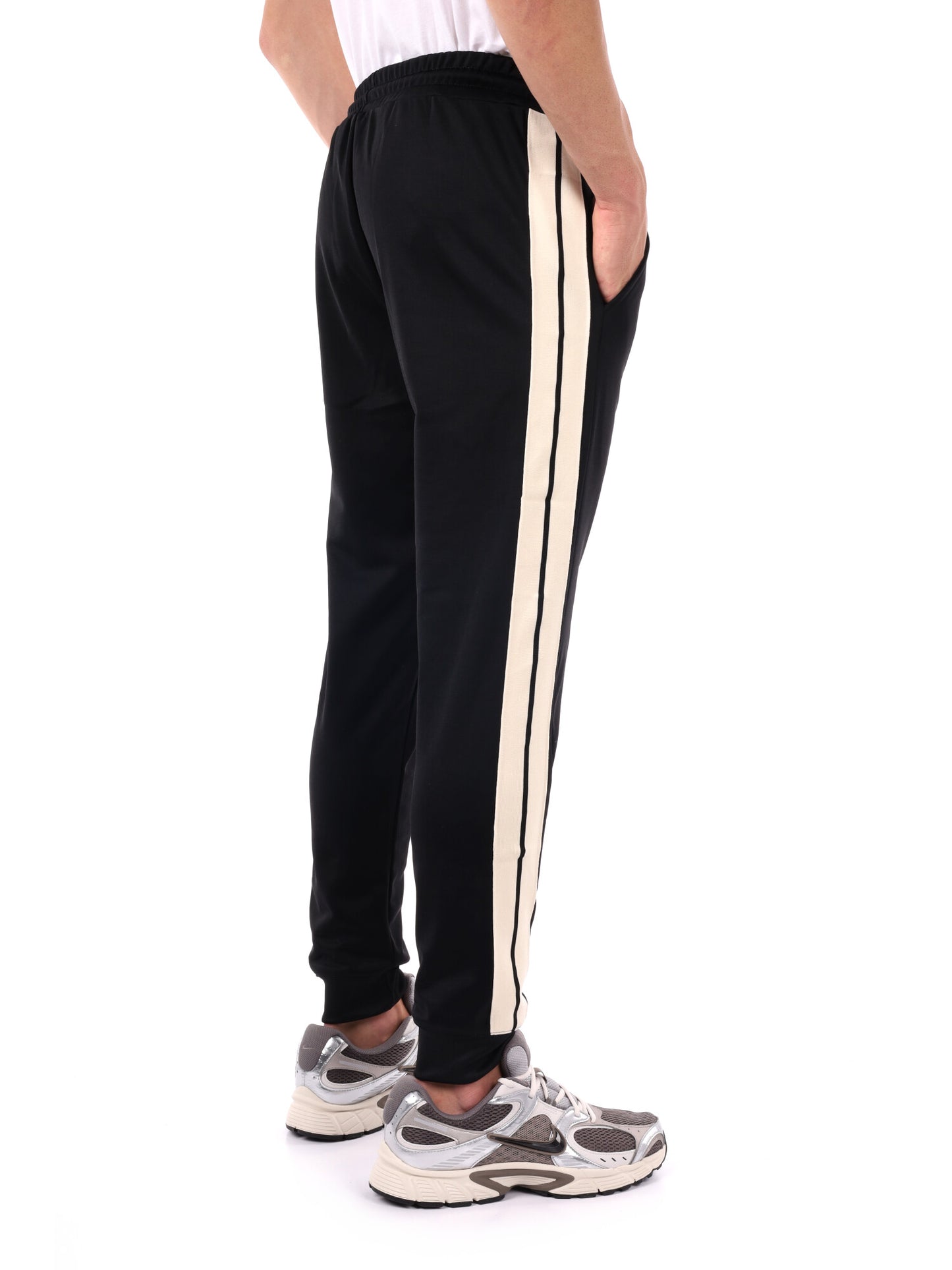 PANTALONE IN ACETATO ICON DA UOMO NERO