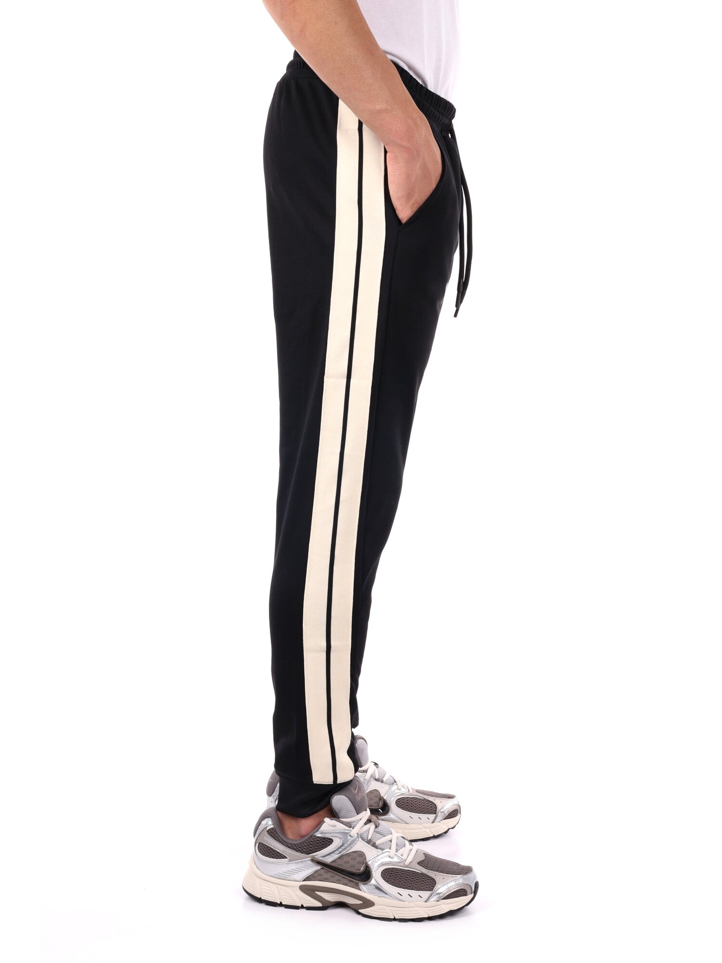 PANTALONE IN ACETATO ICON DA UOMO NERO