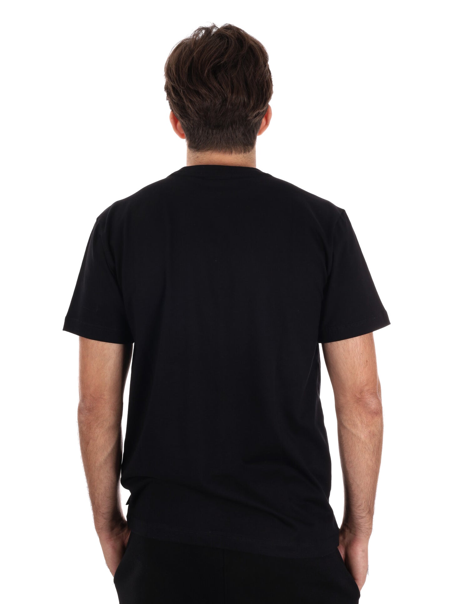 T-SHIRT ICON DA UOMO NERO BIANCO
