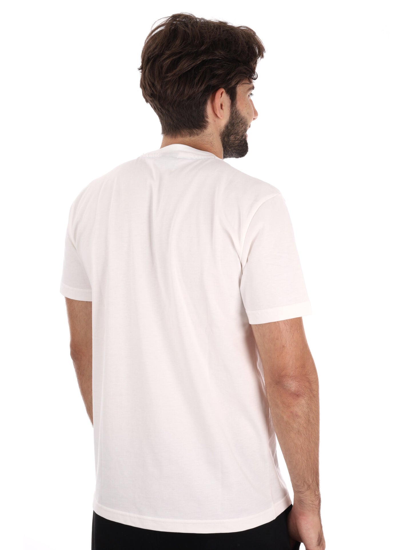 T-SHIRT ICON DA UOMO BIANCO NERO