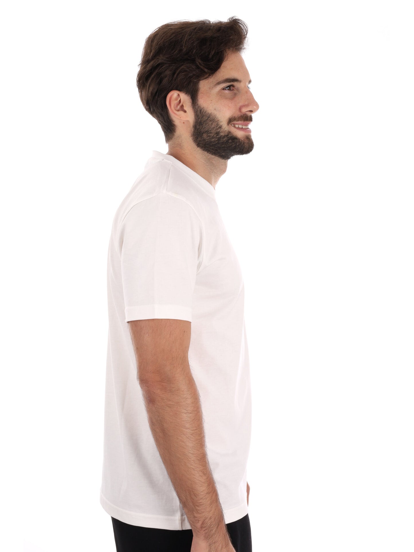 T-SHIRT ICON DA UOMO BIANCO NERO