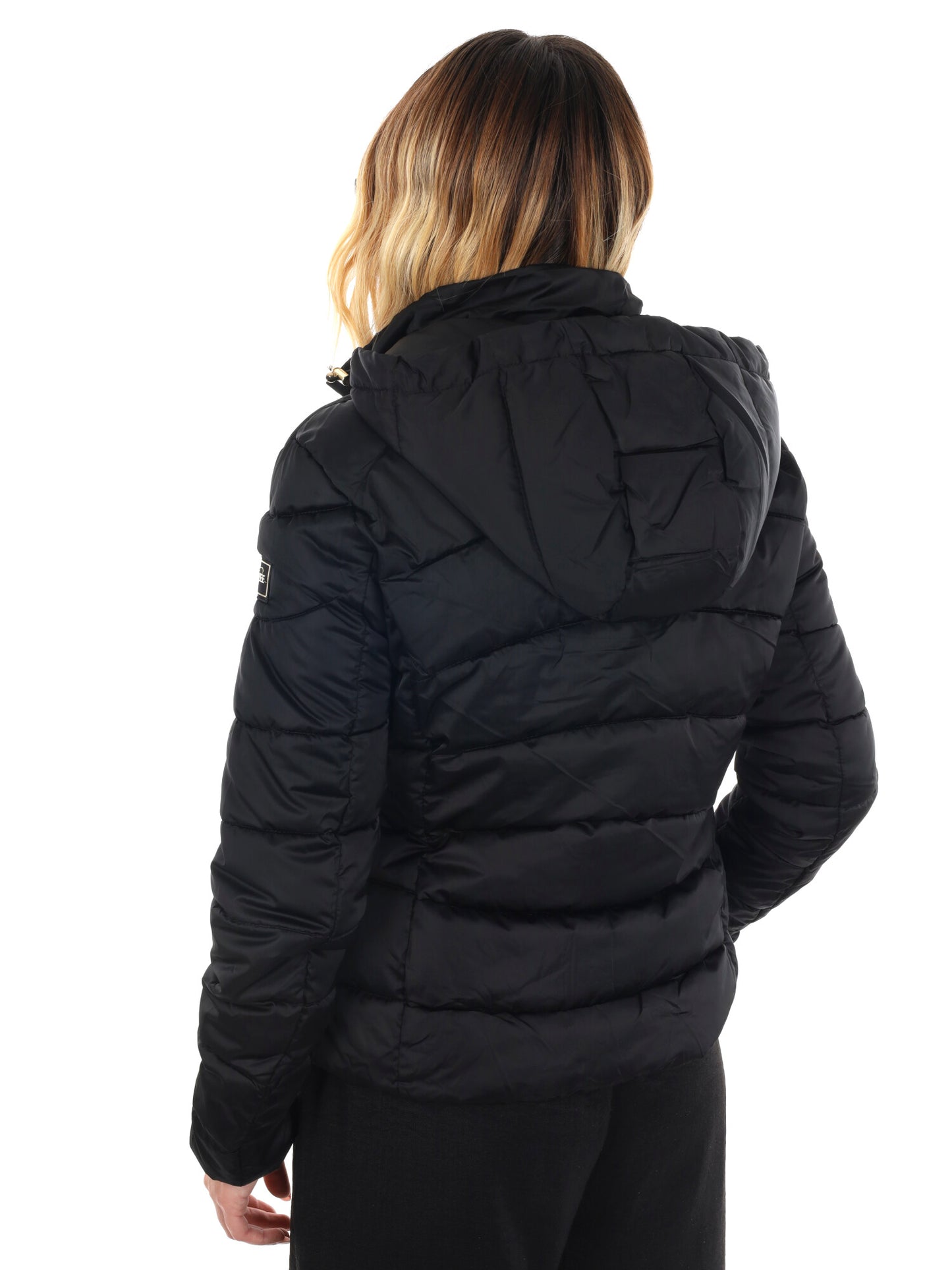 GIUBBINO CORTO TRAPUNTATO YES ZEE DA DONNA NERO